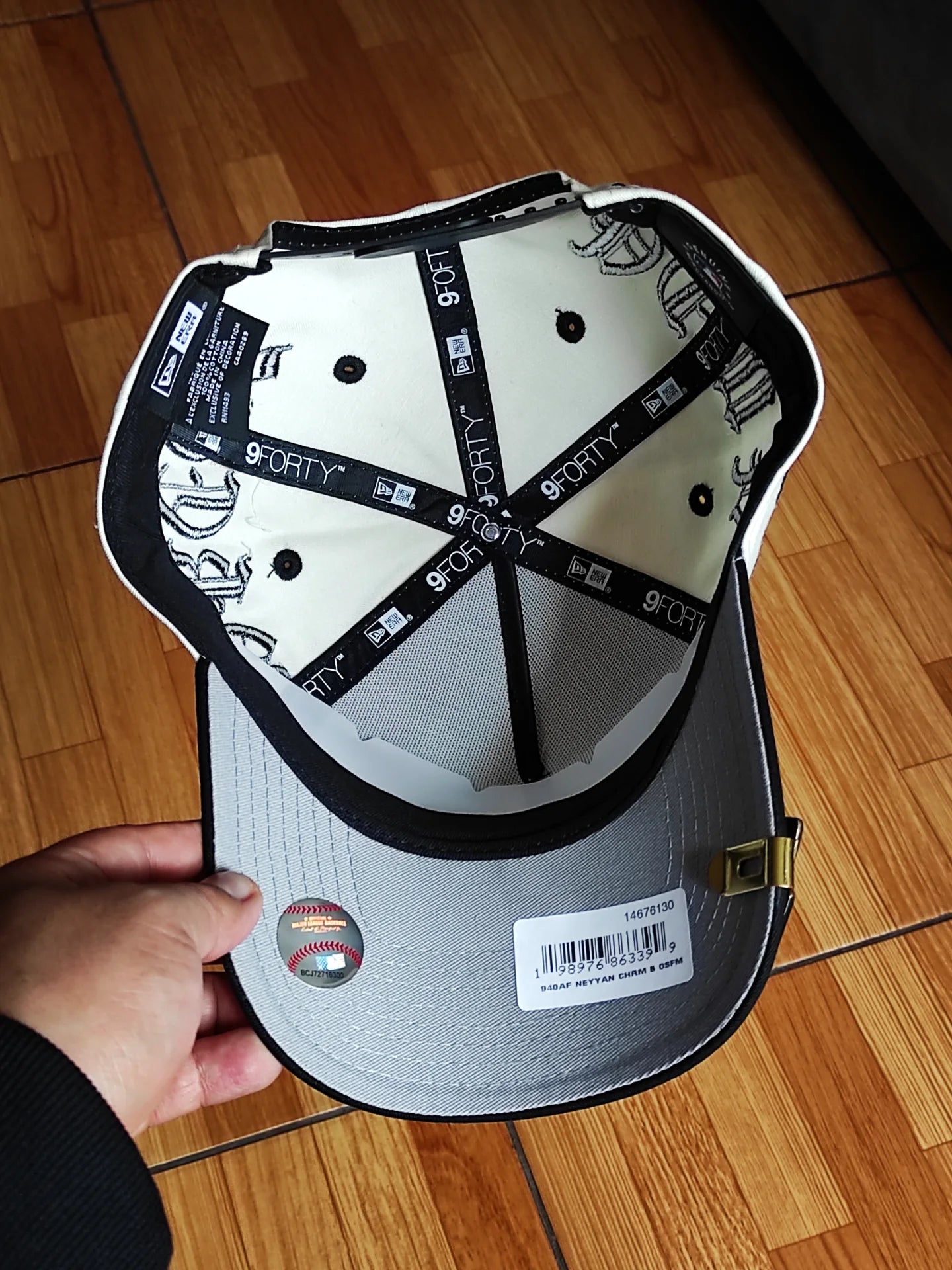 New Era New York Yankees gótica Chrome black Two tone 9FORTY A-FRAME