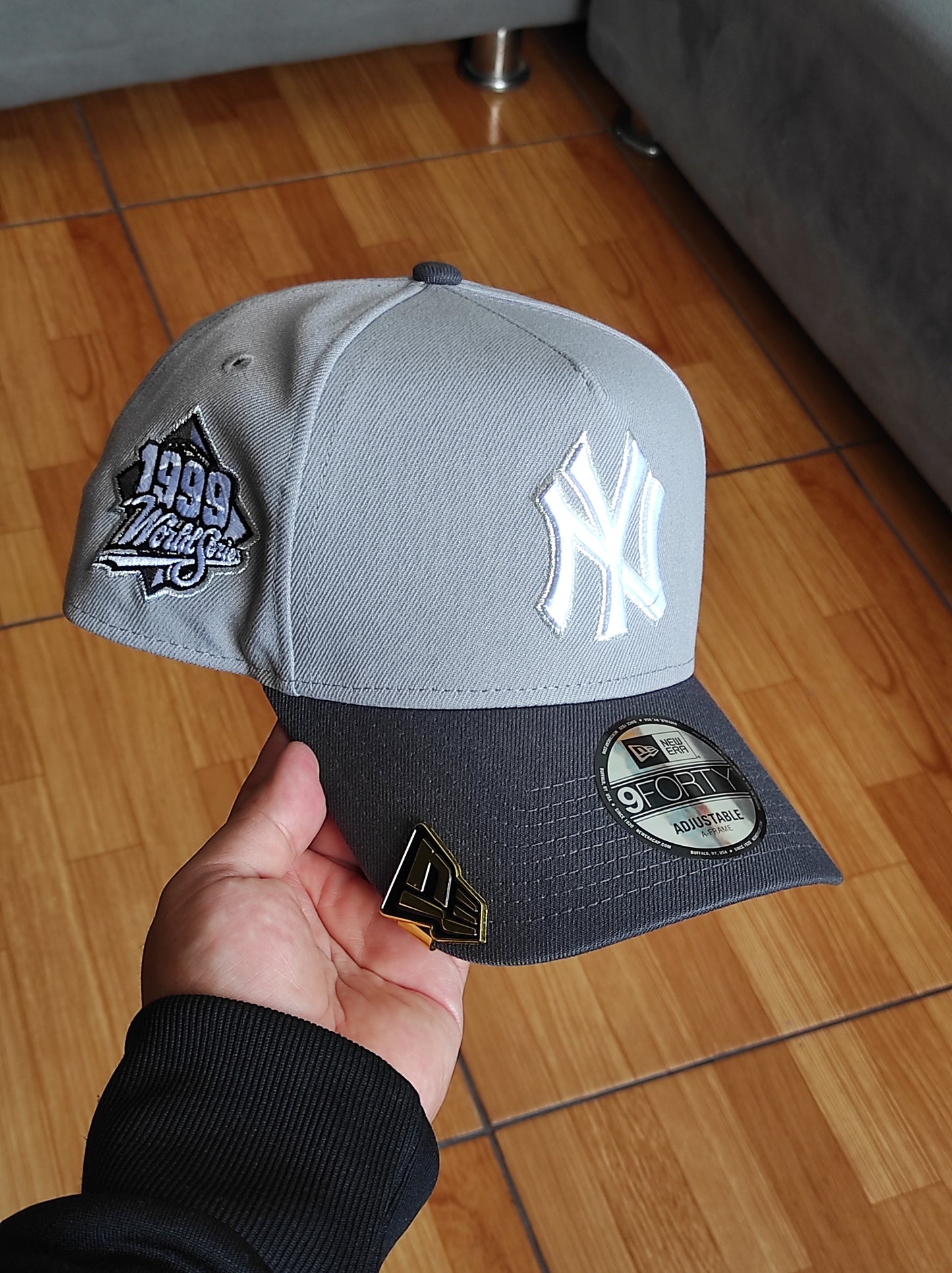 New Era New York Yankees world series 1999 grey two Tones 9FORTY A-FRAME