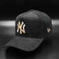 New Era New York Yankees "Corduroy Black" 9 Forty A-FRAME snapback