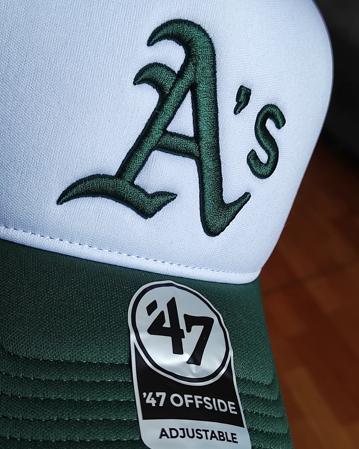 47Brand Oakland Athletic foam Trucker Snapback