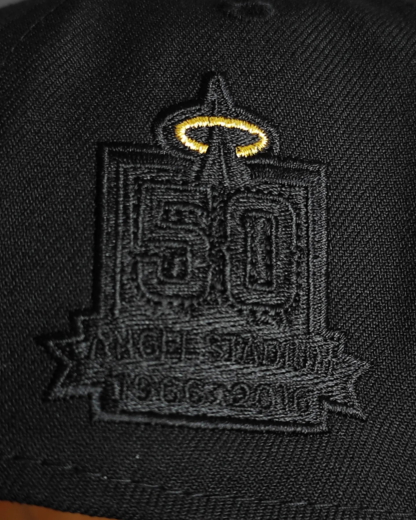 New Era Anaheim Angels Gold Black Classic 9Forty A Frame Snapback Hat