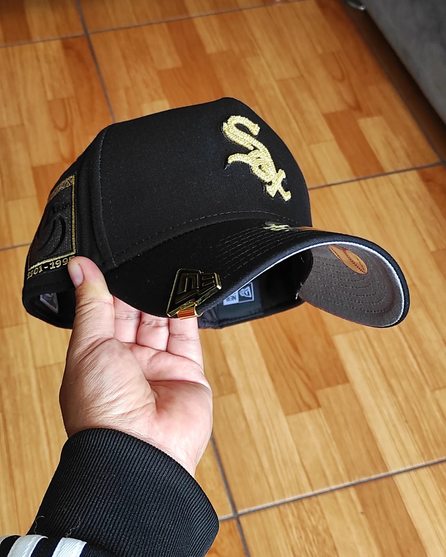 New Era White Sox ✨luxury black 9FORTY A-FRAME