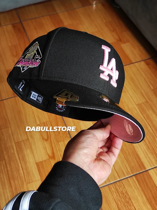 New Era Los Angeles Dodgers world series champions 2024 black pink 59fifty