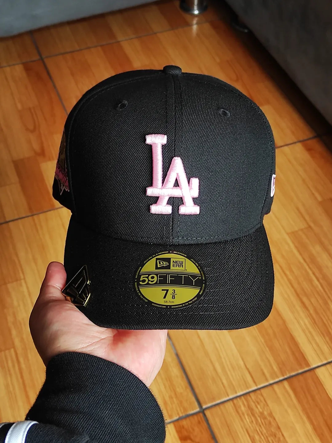 New Era Los Angeles Dodgers world series champions 2024 black pink 59fifty