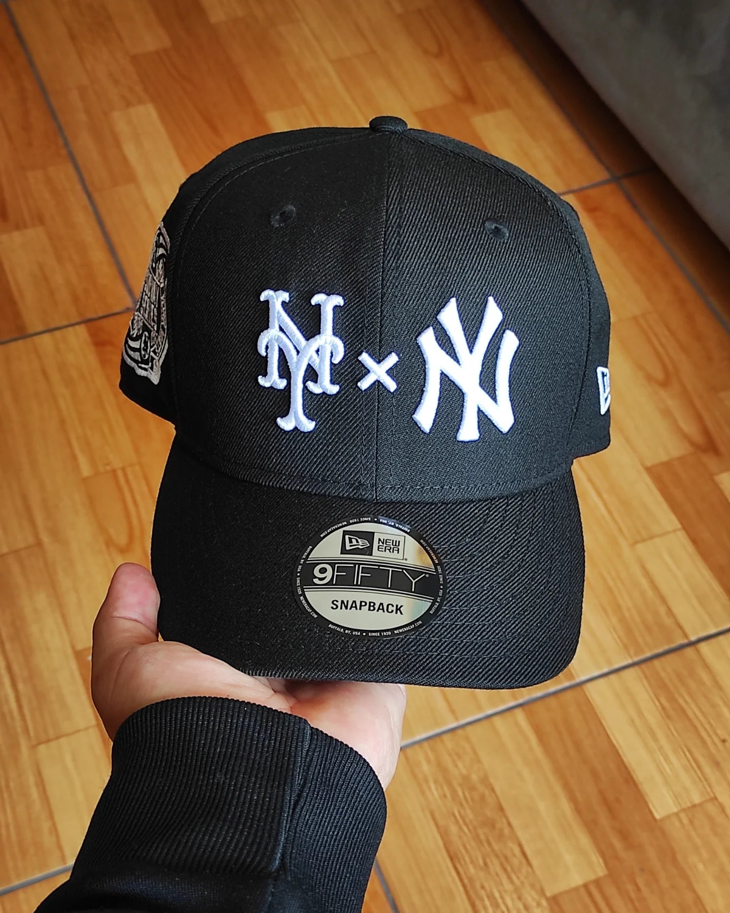 New Era New York Yankees vs Mets black 9 FIFTY SNAPBACK