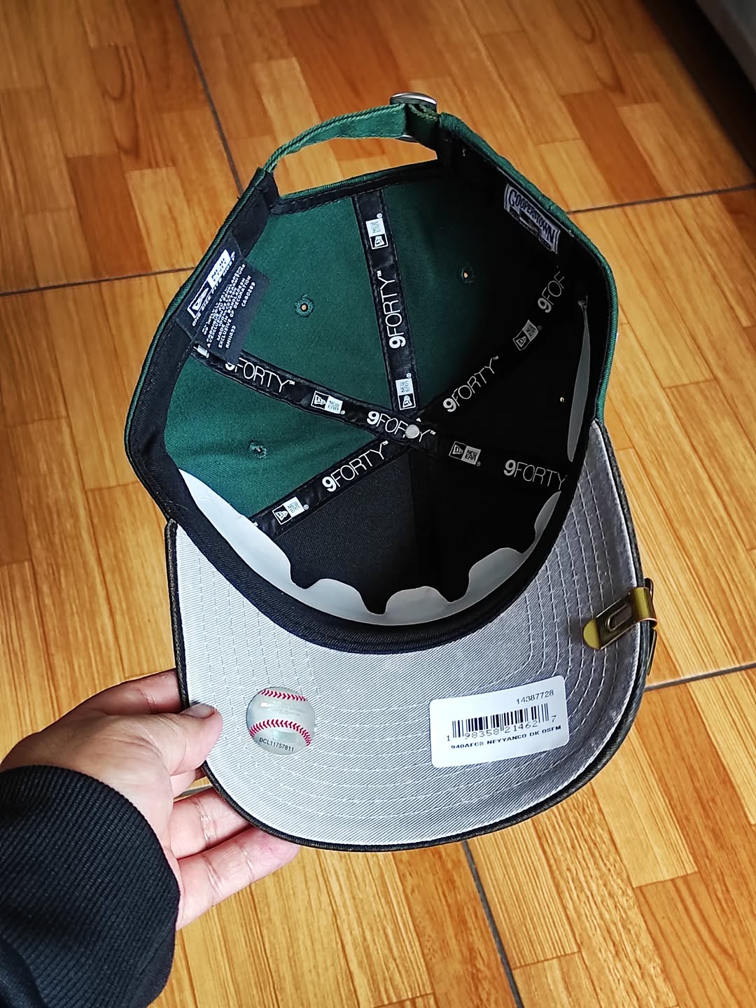 New Era New York Yankees DENIM green 9FORTY A-FRAME Snapback