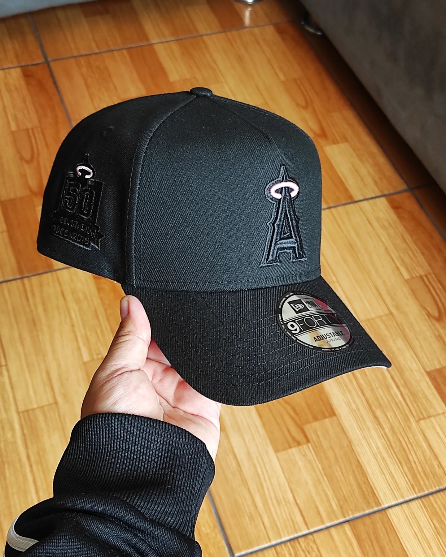 New Era Anaheim Angels black/pink 9 FORTY A-FRAME