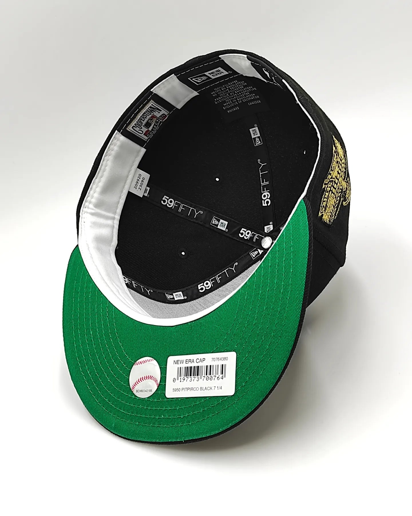 New Era Pittsburgh Pirates world series 1971 black gold throwback edition 59fifty fitted hat