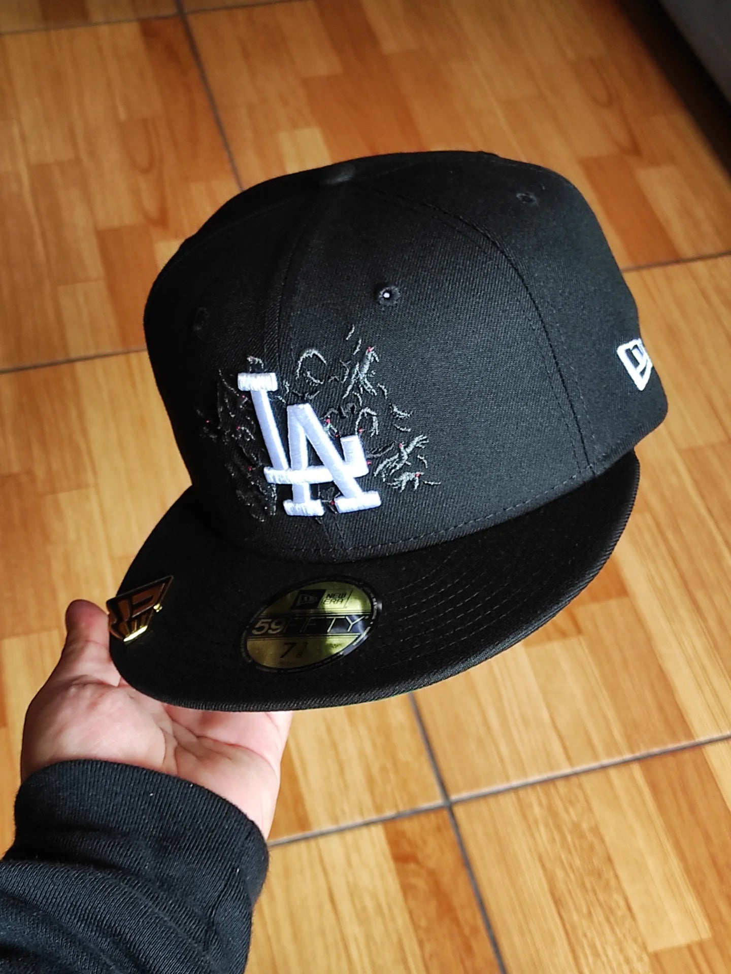 New Era Los Angeles Dodgers 40th Anniversary Black Crows Edition 59Fifty Fitted Hat