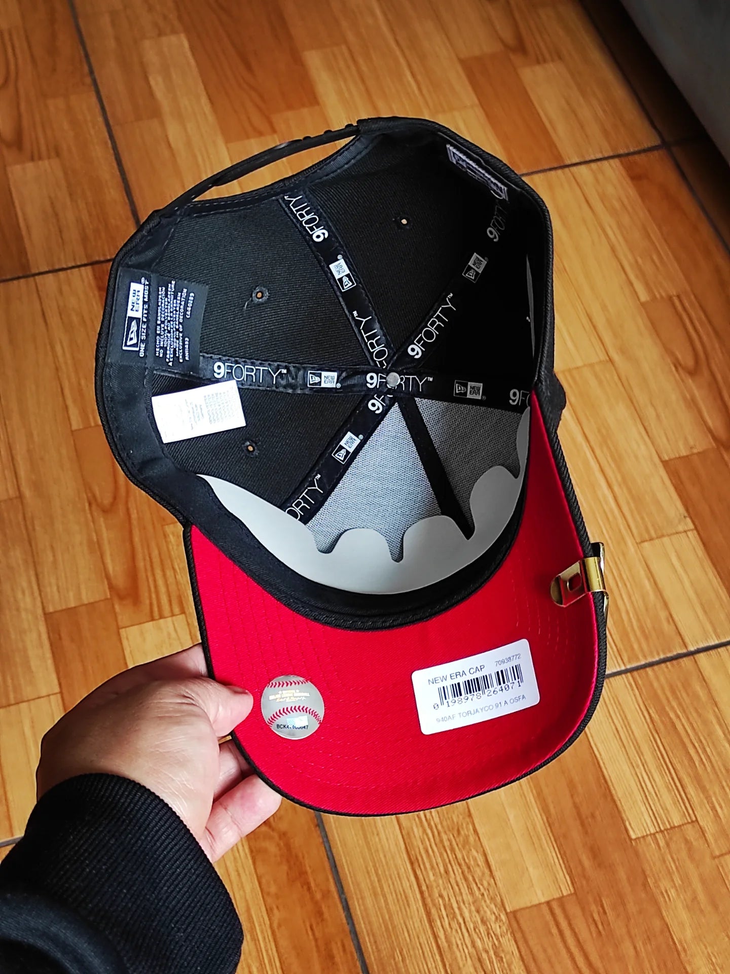 New Era Toronto Blue Jays All Star 1991 Black Out Red Edition 9Forty A Frame Snapback