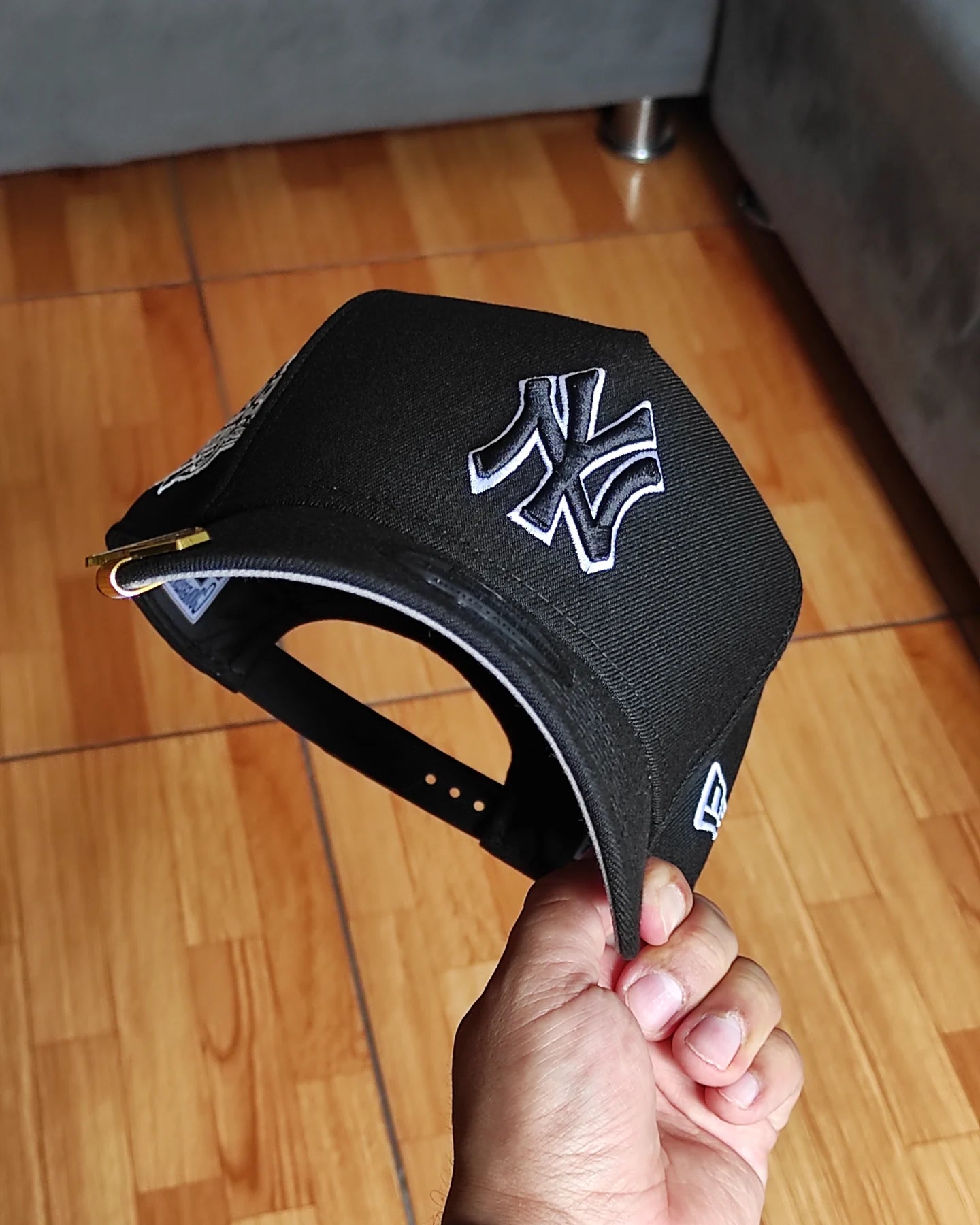 New Era New York Yankees World series 1999 black white 9 FORTY A-FRAME