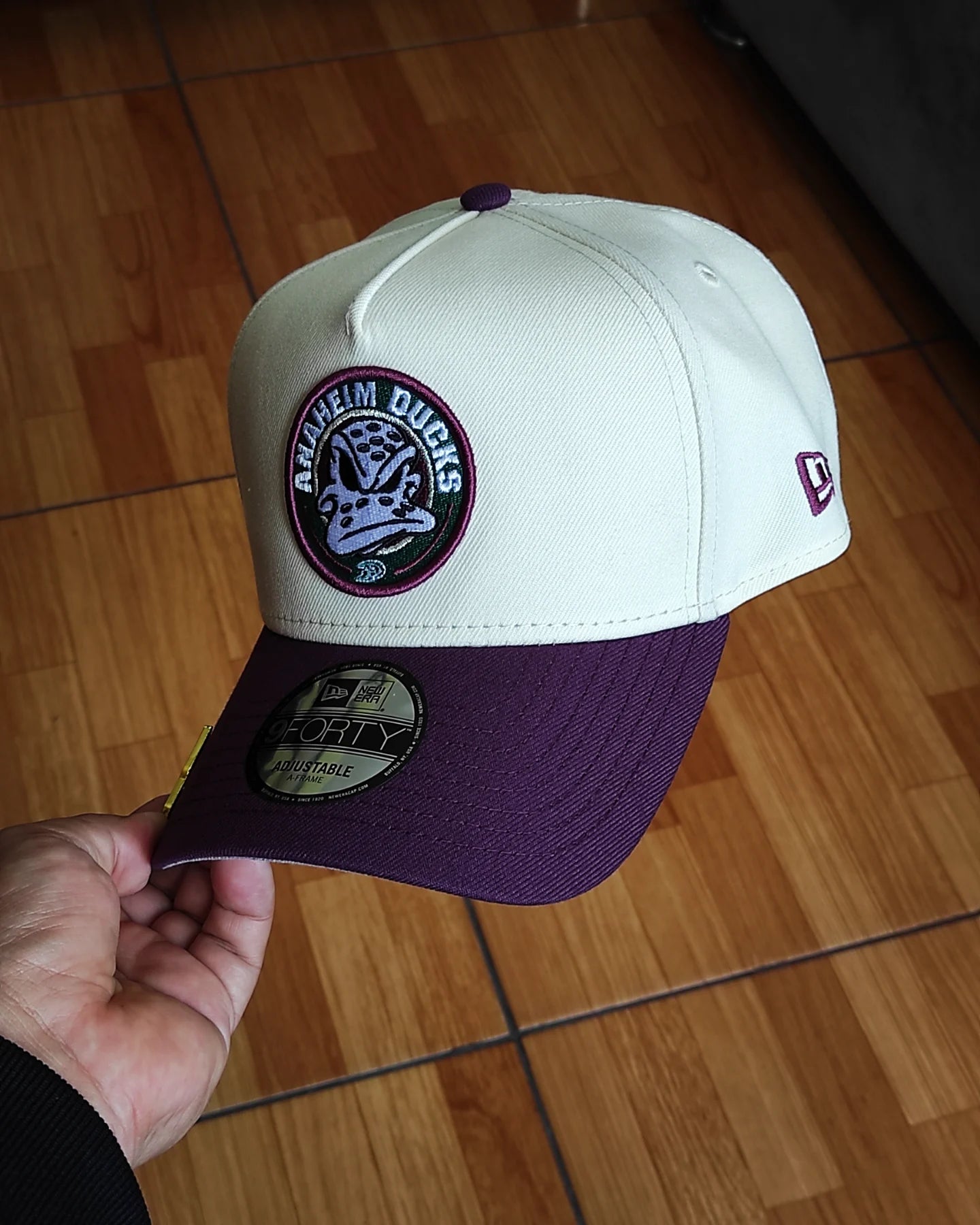 New Era Anaheim Ducks Chrome Two Tone Edition 9Forty A Frame snapback
