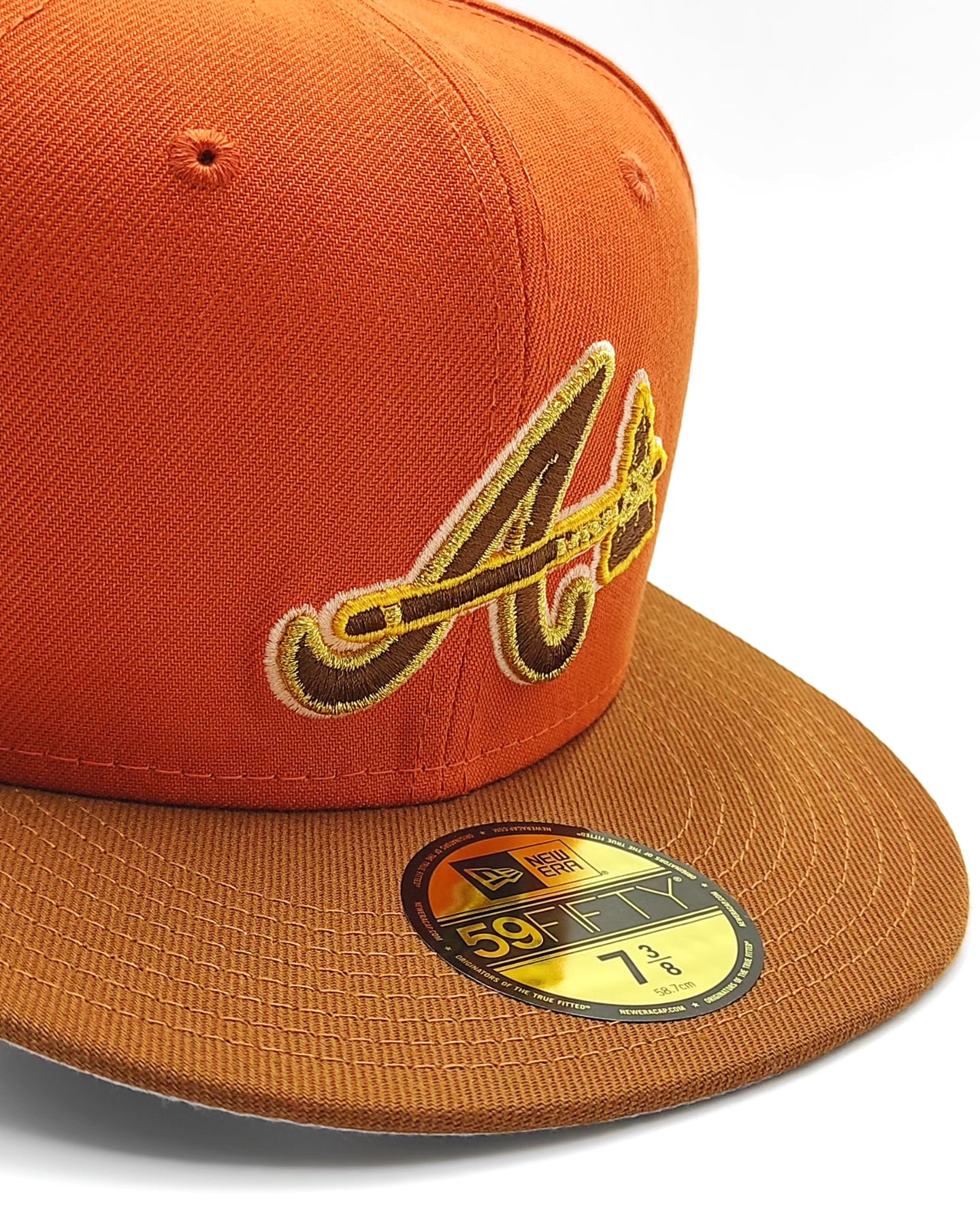 New Era Atlanta braves all star game 2000 golden rust two tone edition 59fifty fitted hat