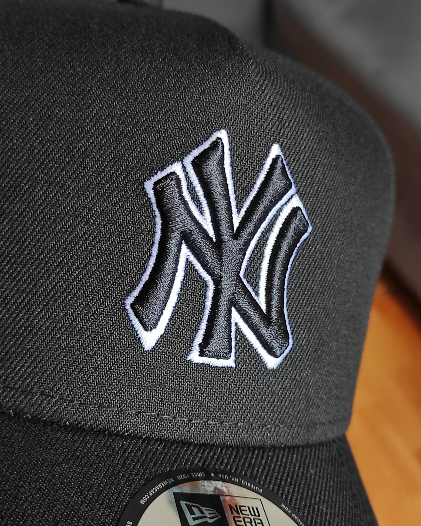 New Era New York Yankees World series 1999 black white 9 FORTY A-FRAME