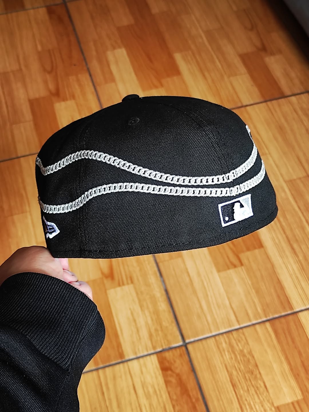 New Era White sox chain✨️ wrap black 59FIFTY Fitted