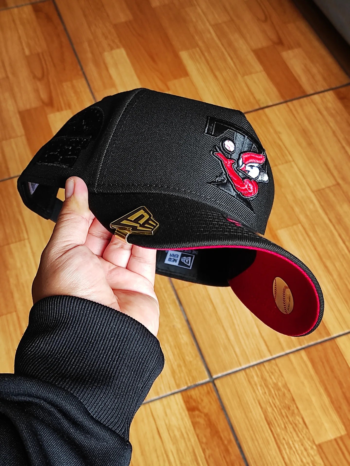 New Era Toronto Blue Jays All Star 1991 Black Out Red Edition 9Forty A Frame Snapback
