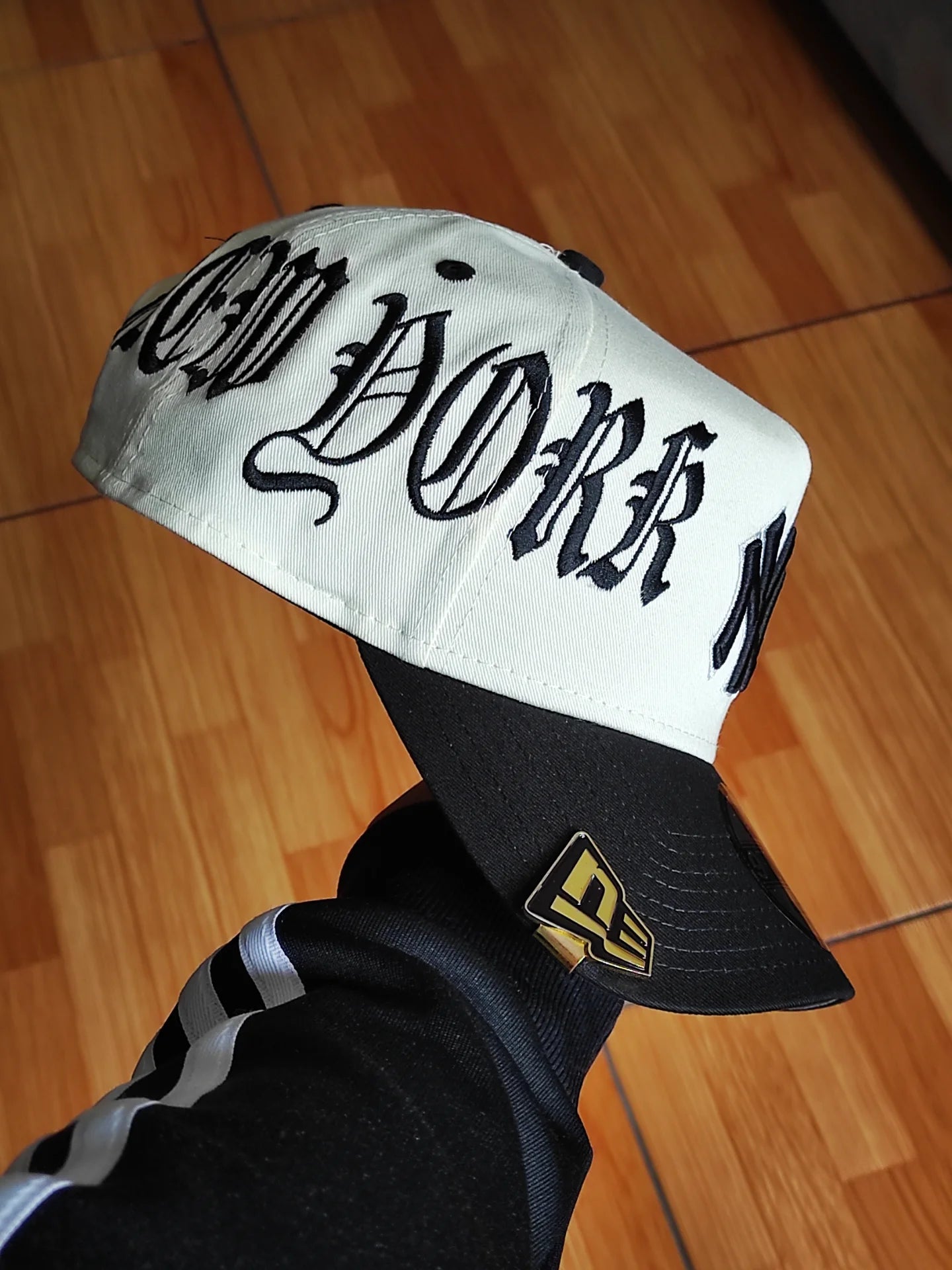 New Era New York Yankees gótica Chrome black Two tone 9FORTY A-FRAME