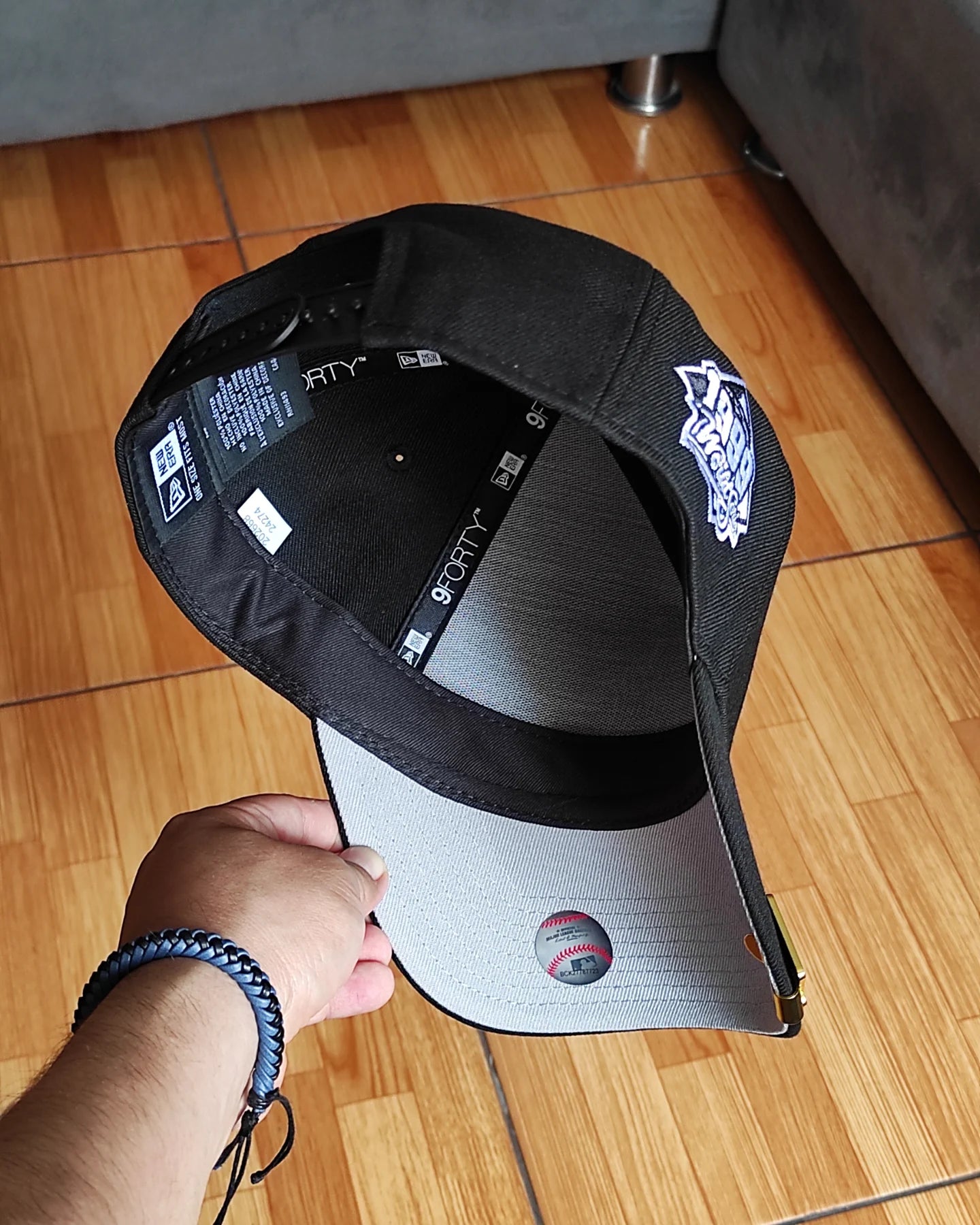 New Era New York Yankees World series 1999 black white 9 FORTY A-FRAME