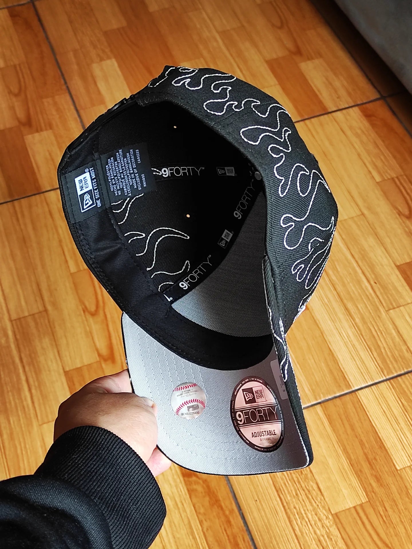 New Era New York Yankees flame black 9 FORTY A-FRAME