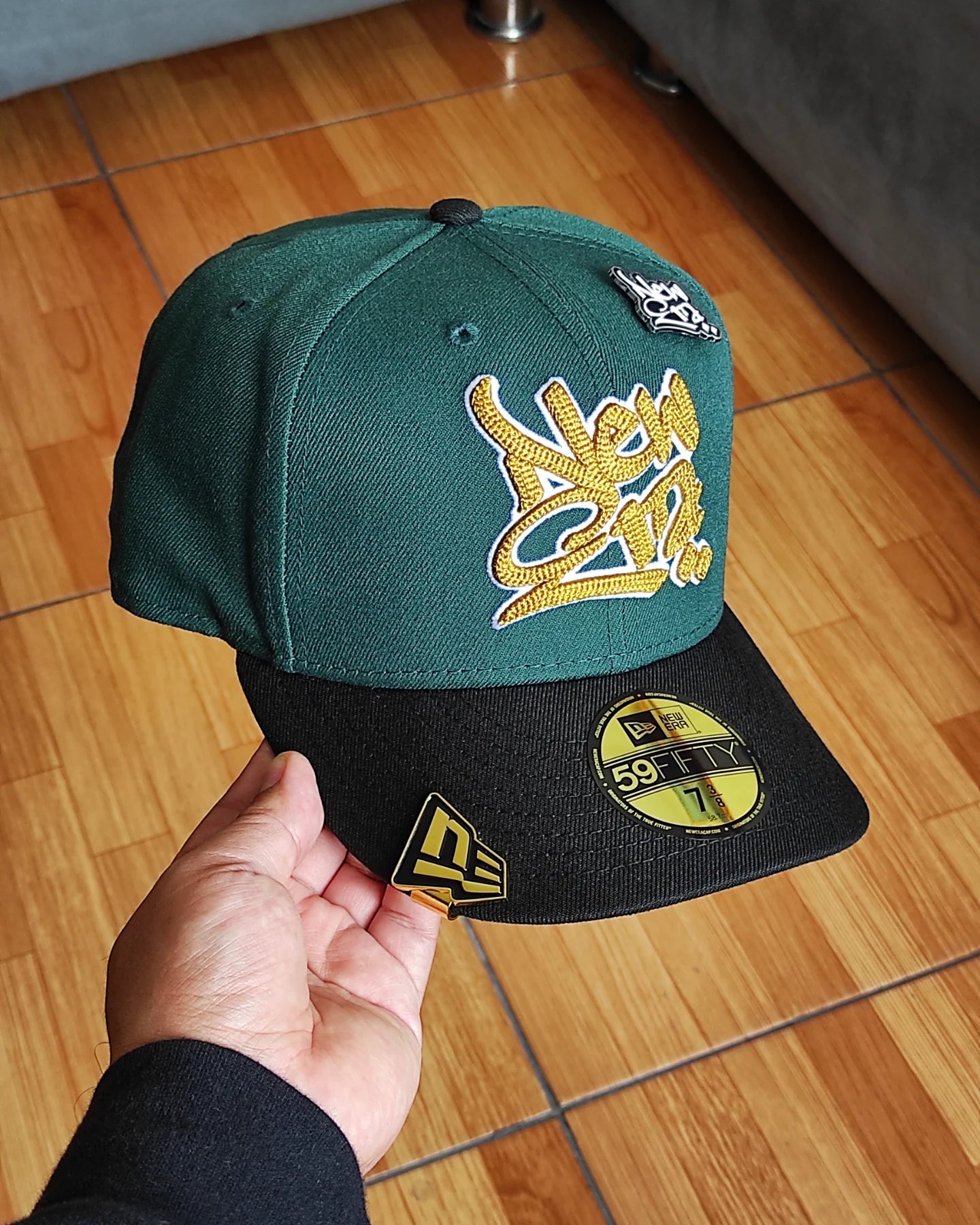 New Era Front script 59fifty fitted