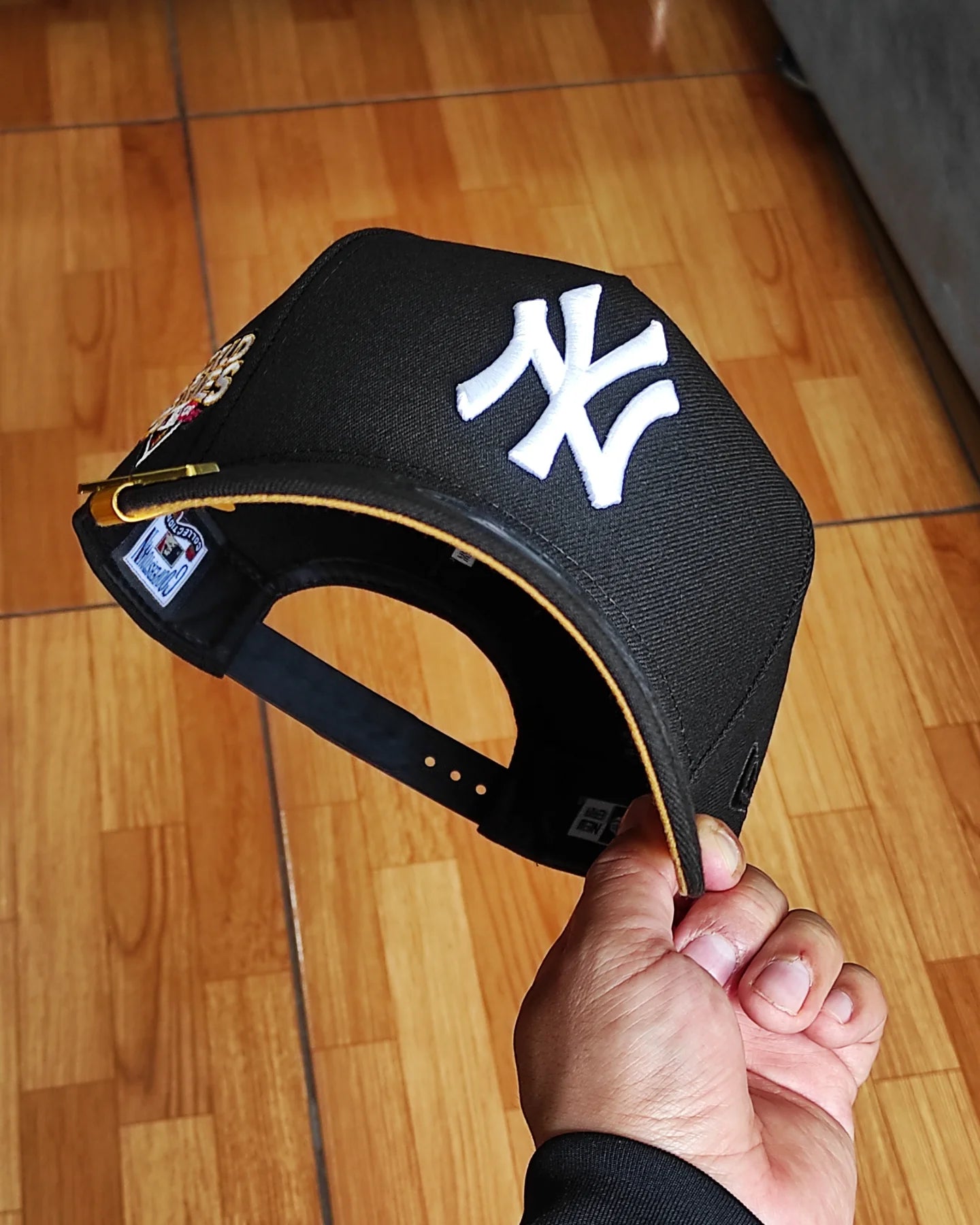 New York Yankees Black 2009 World Series 9Forty A-Frame Snapback