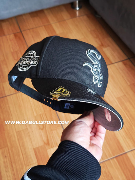 NewEra White Sox World Series Black 9fifty Snapback