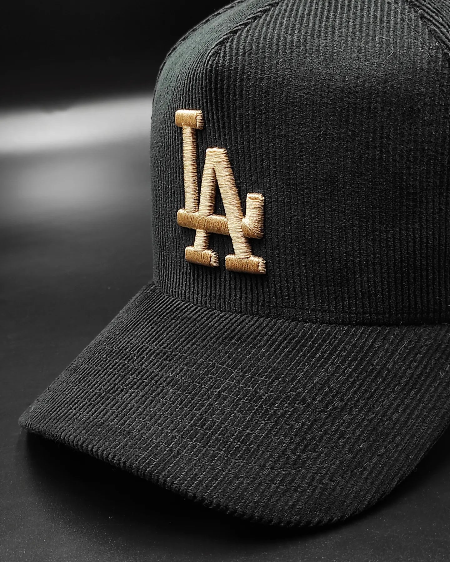 New Era Los Angeles Dodgers"Corduroy Black" 9 Forty A-FRAME snapback