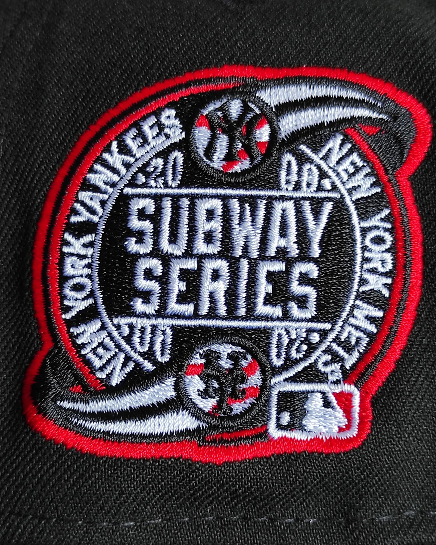 New Era New York Yankees Subway Series 2009 Black and Red Edition 59Fifty Fitted Hat