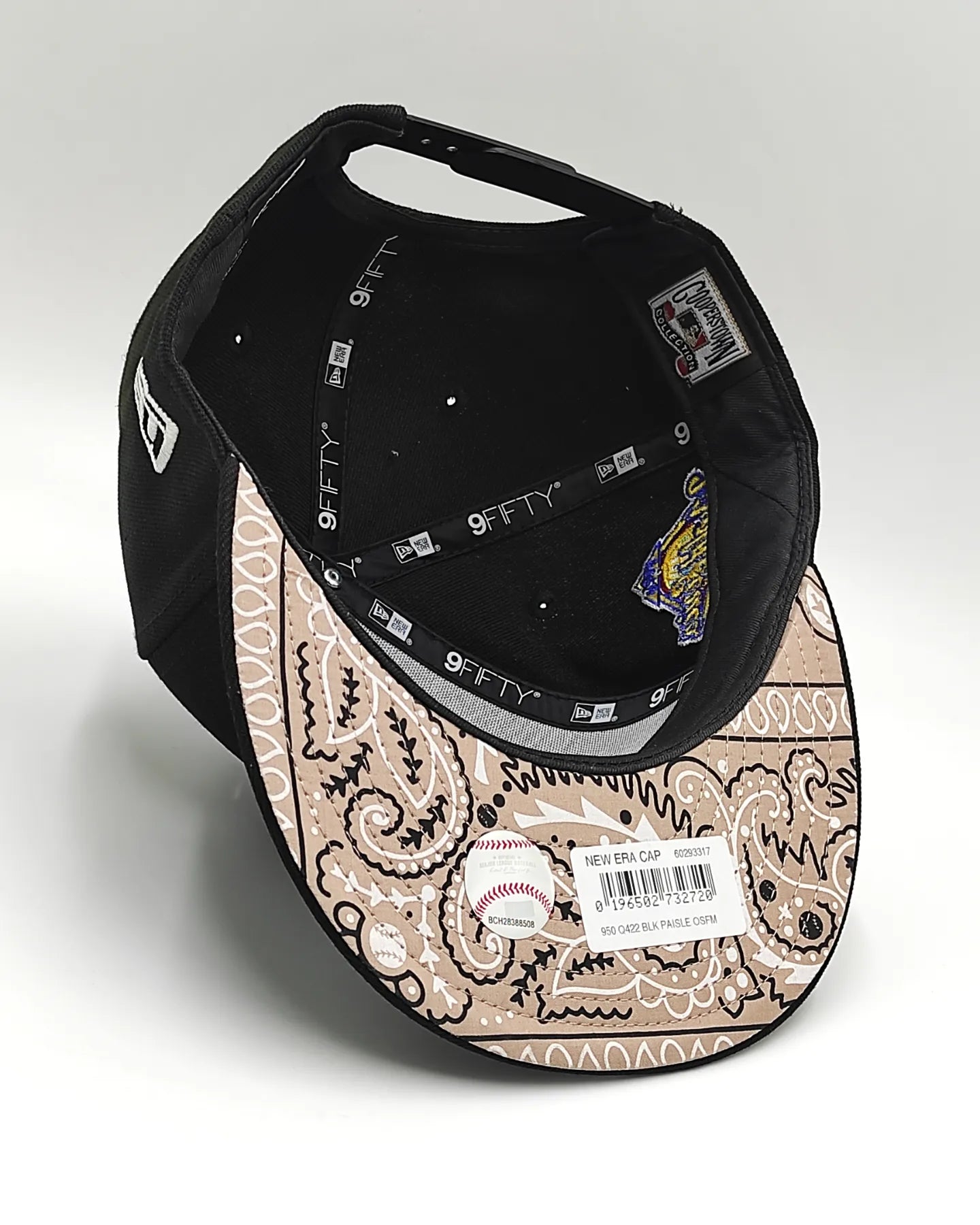 New Era New York Yankees Black Paisley 9fifty Snapback