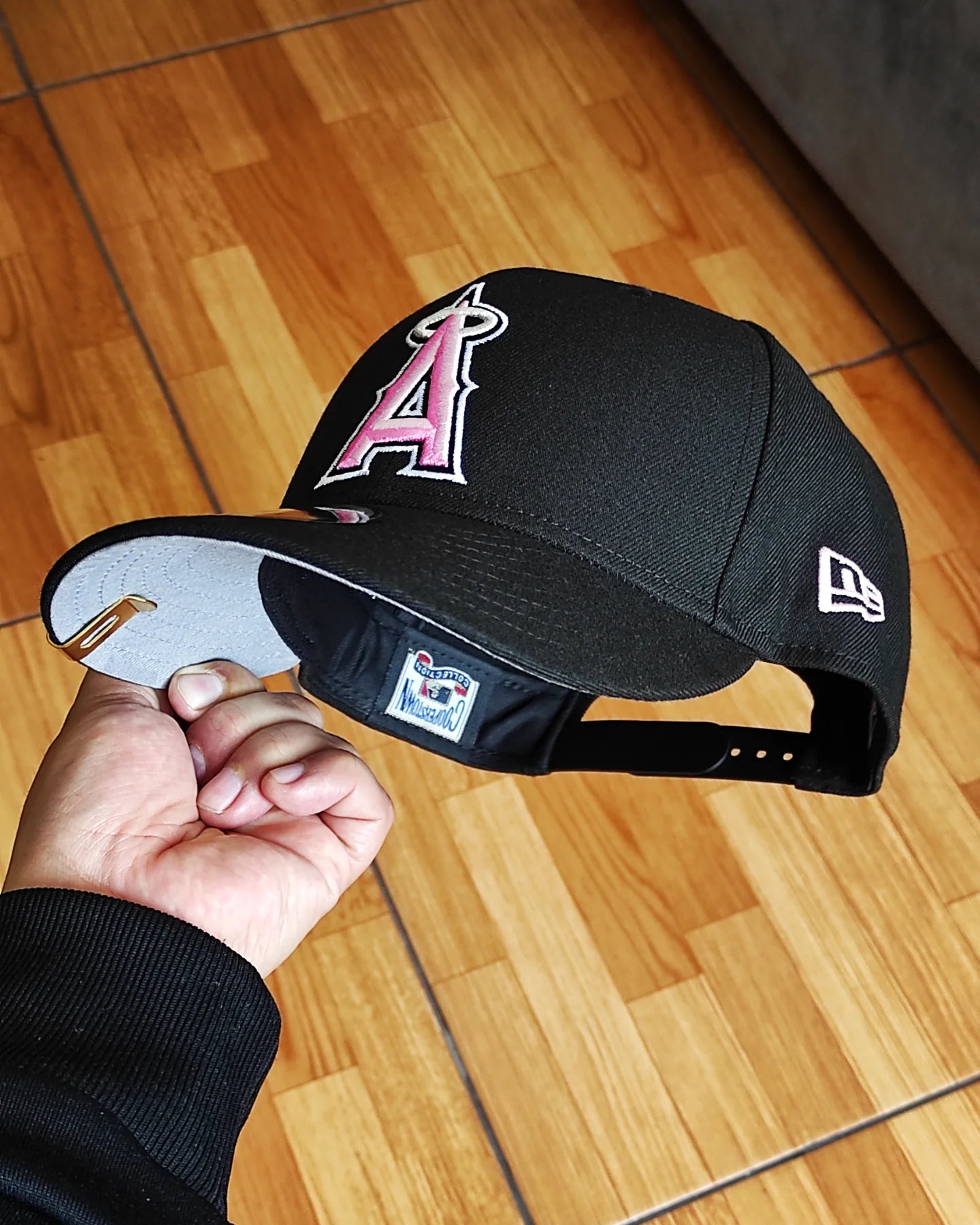 New Era Anaheim Angels 50th aniversario black pink 9fifty Snapback