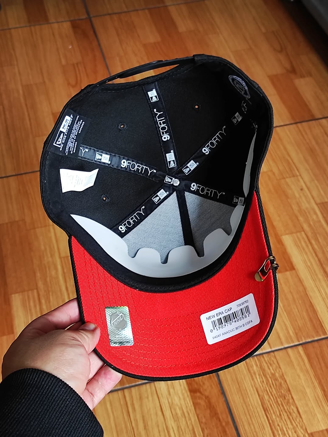 New Era Anaheim Ducks 30th aniversario black 9Forty A Frame Snapback