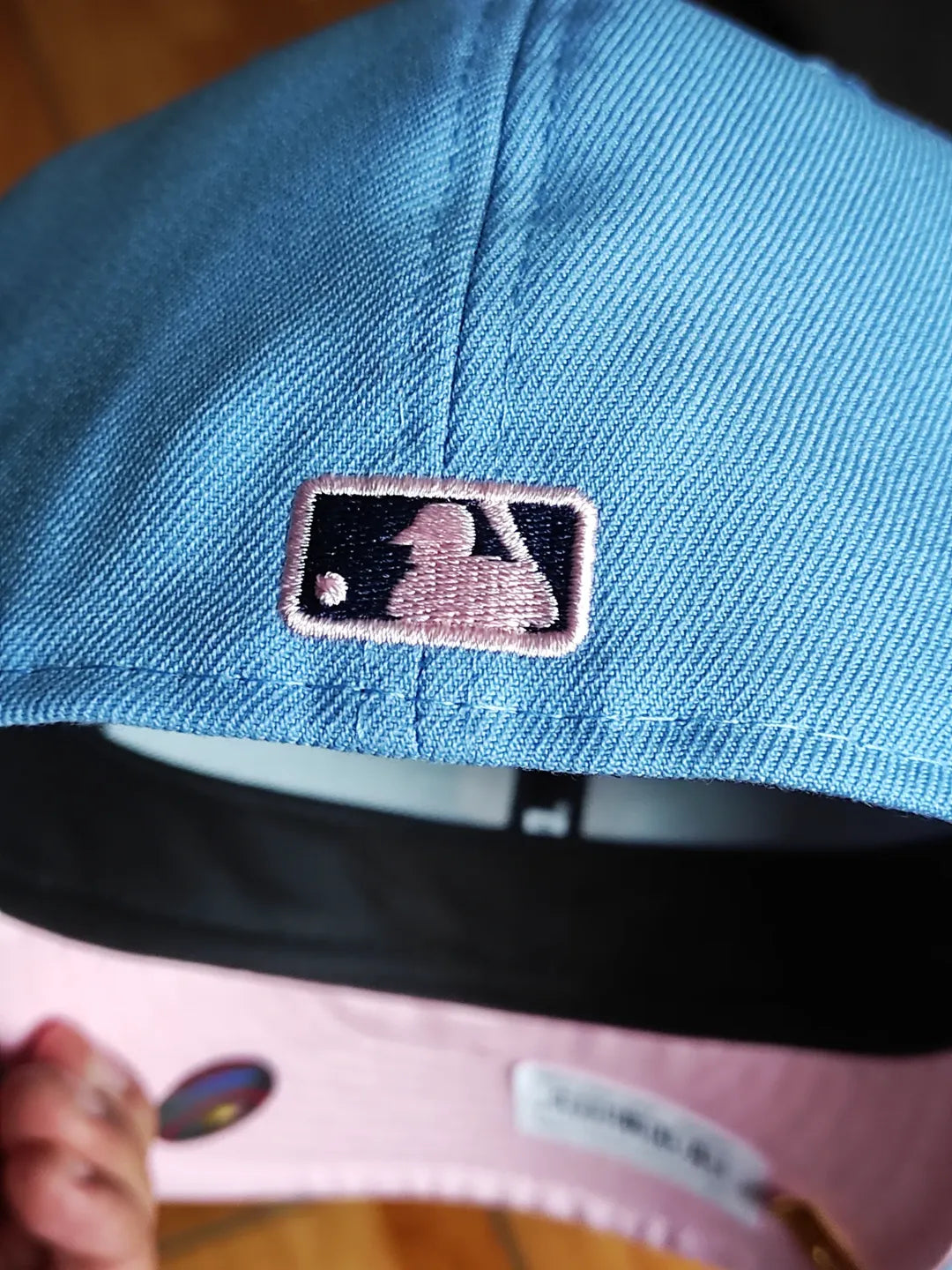 New Era Los Angeles Dodgers world series champions 2024 sky pink 59fifty