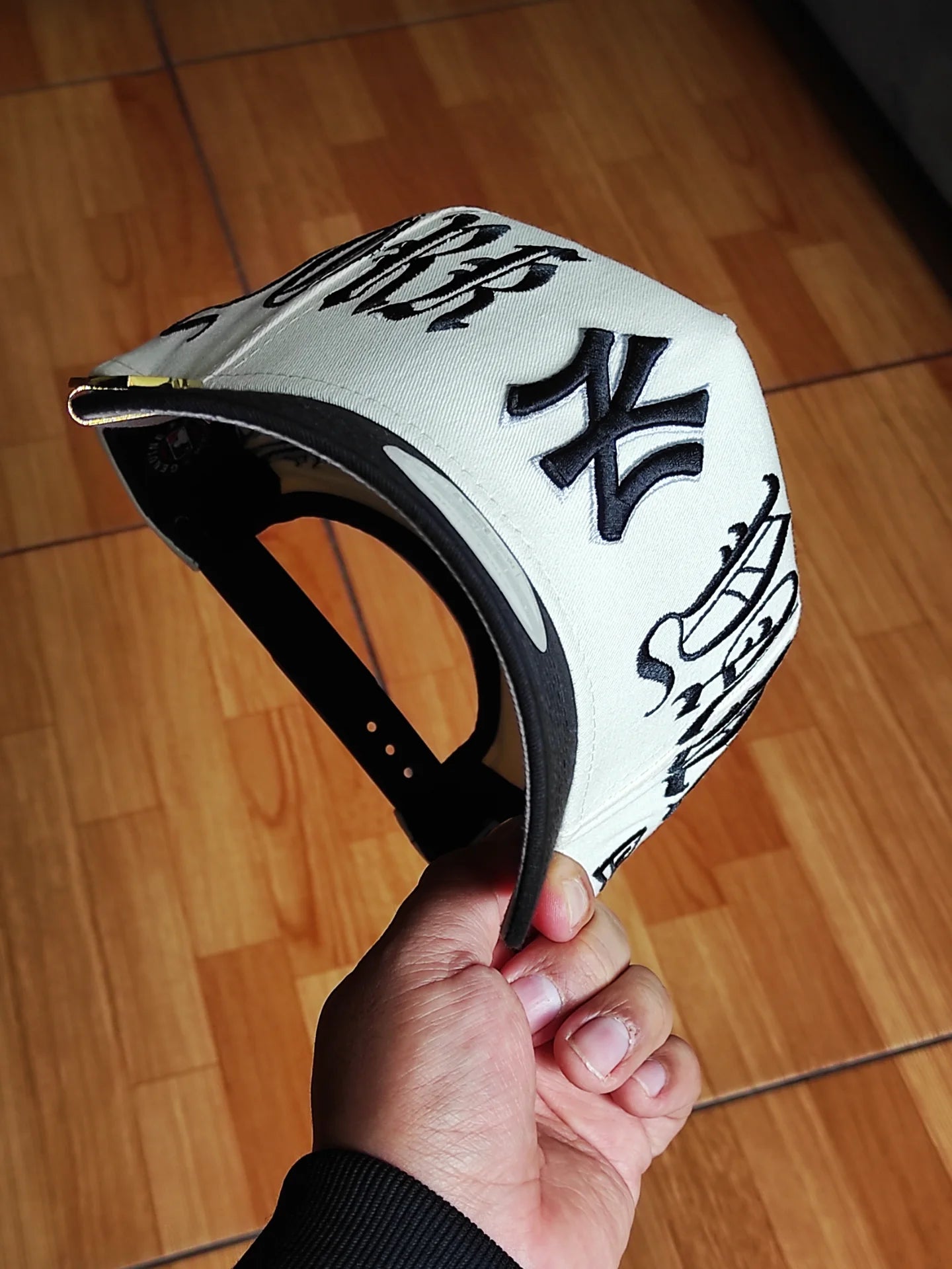 New Era New York Yankees gótica Chrome black Two tone 9FORTY A-FRAME