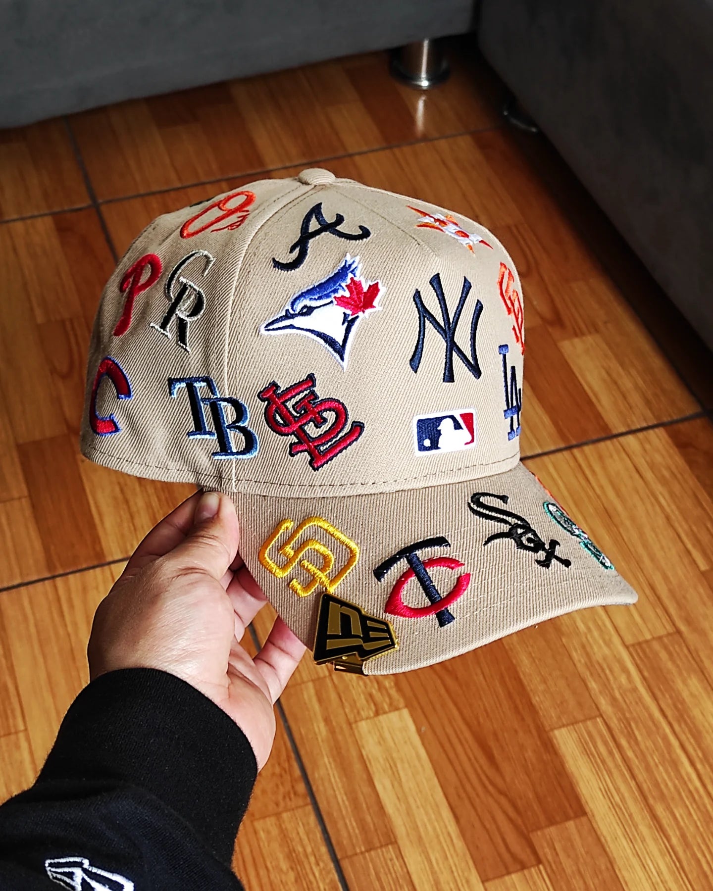 New Era MLB 'All Over' 9FORTY A-Frame Snapback
