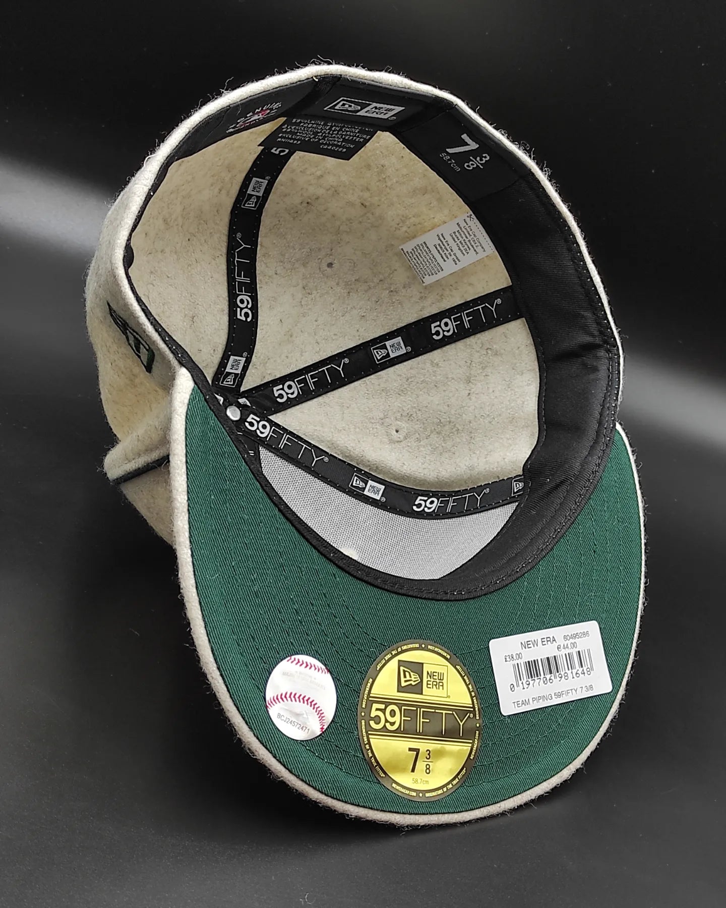 New Era Europa LA Dodgers Team Piping Wool 59FIFTY Fitted