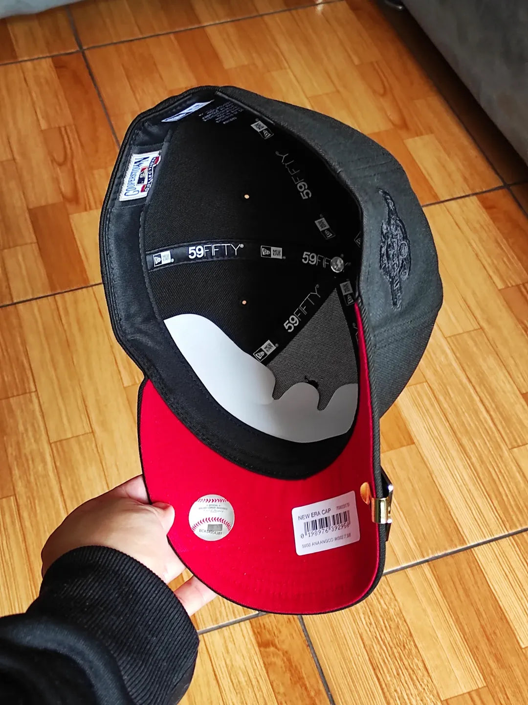 59FIFTY New Era ANAHEIM ANGELS BLACK red