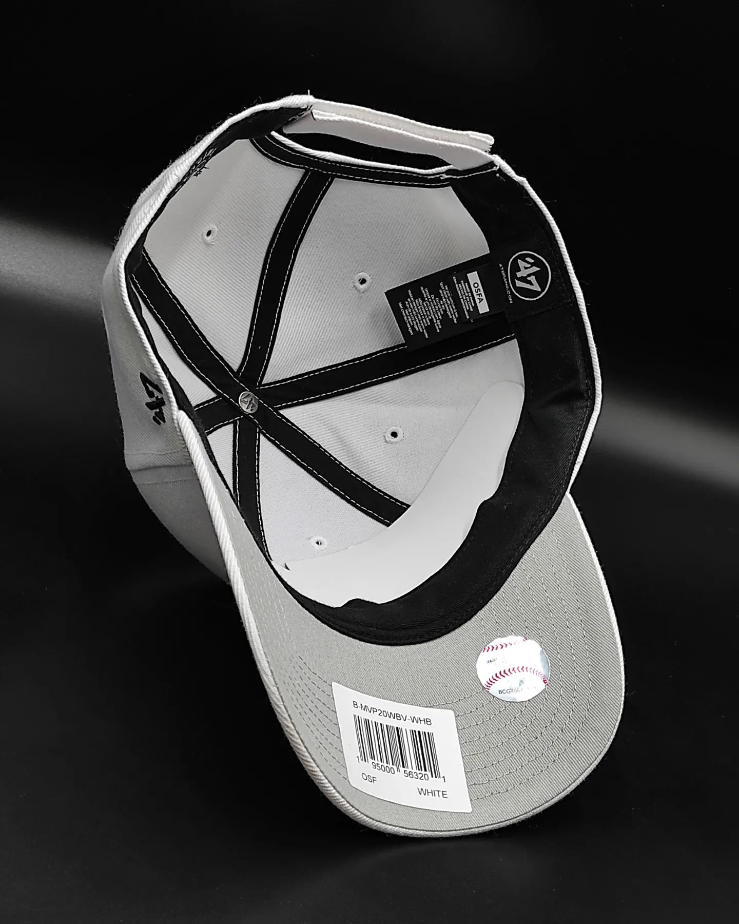 47brand Pittsburgh Pirates classic white strapback cap