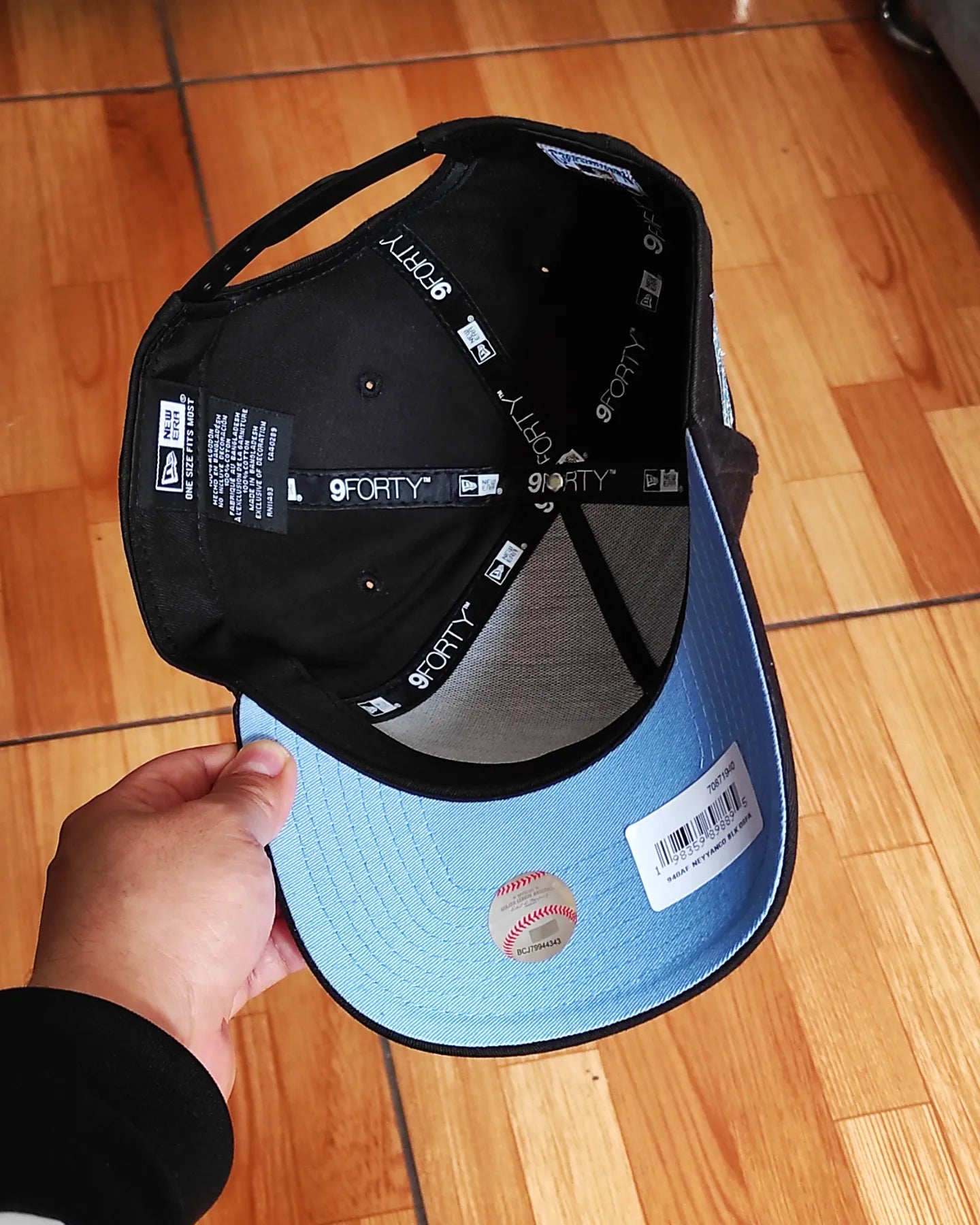 New Era New York yankees world series 2000 black /sky blue 9FORTY A-FRAME