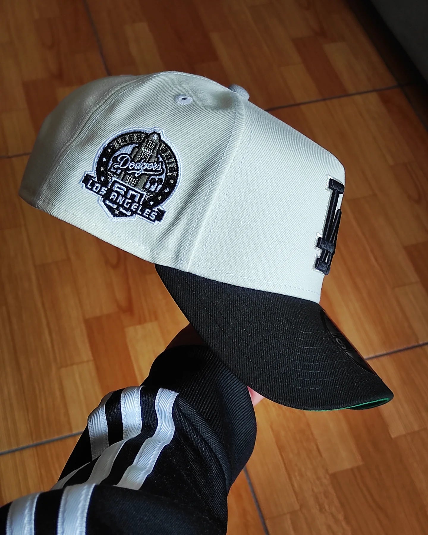 New Era Los Angeles Dodgers 60 Th aniversario Chrome black 9forty A-FRAME