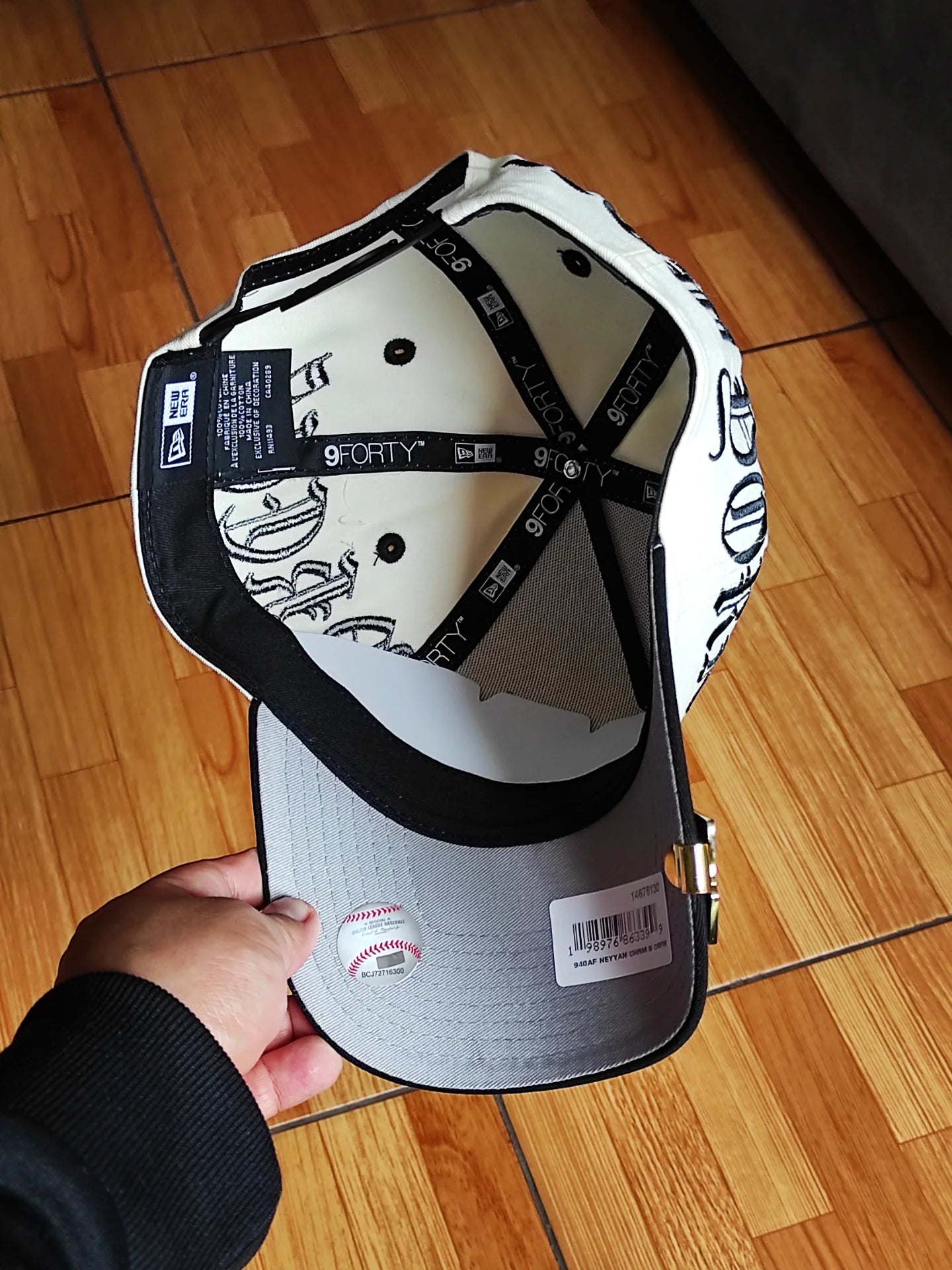 New Era New York Yankees gótica Chrome black Two tone 9FORTY A-FRAME