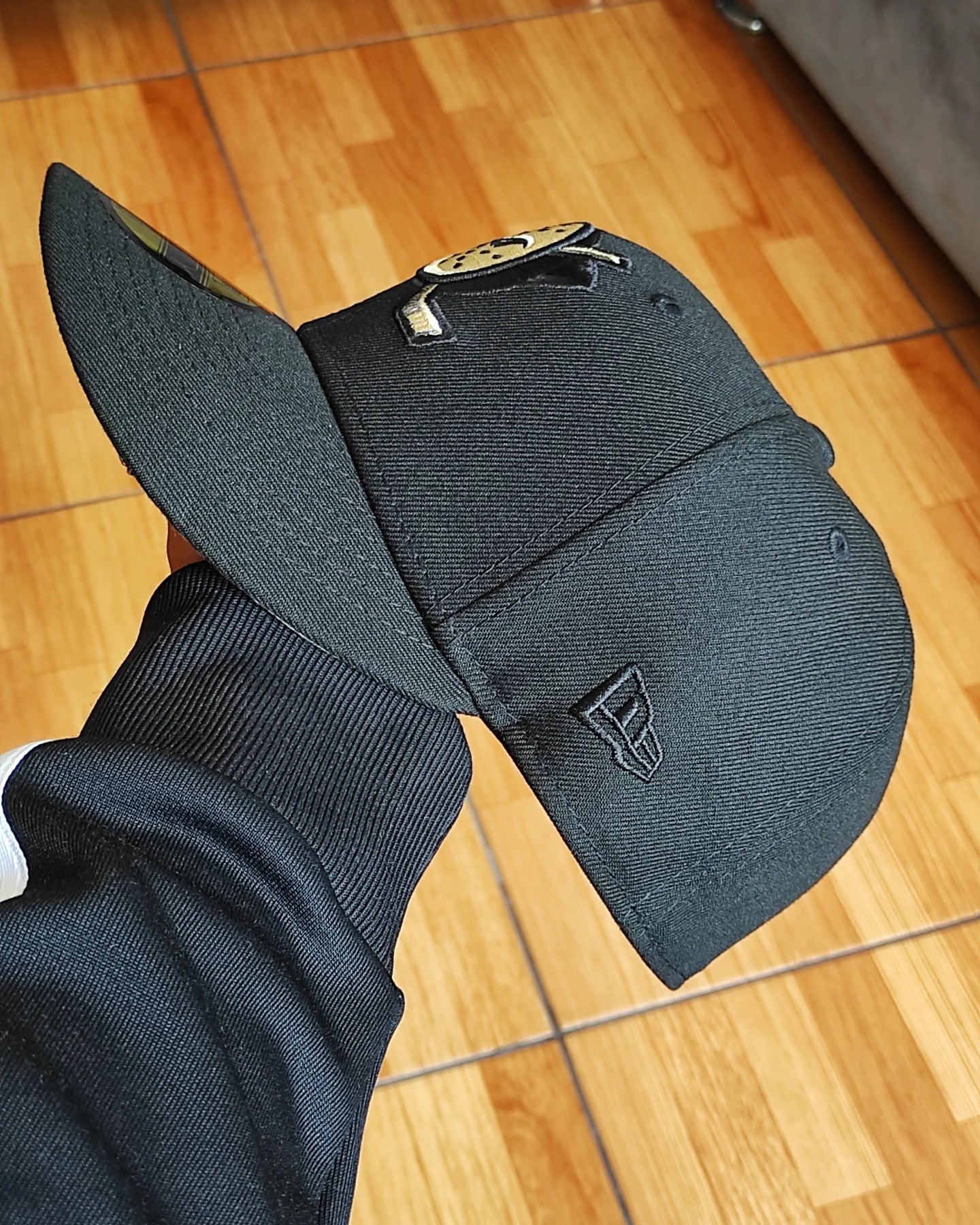 New Era Anaheim Ducks Blackout Prime Edition 59Fifty Fitted Hat