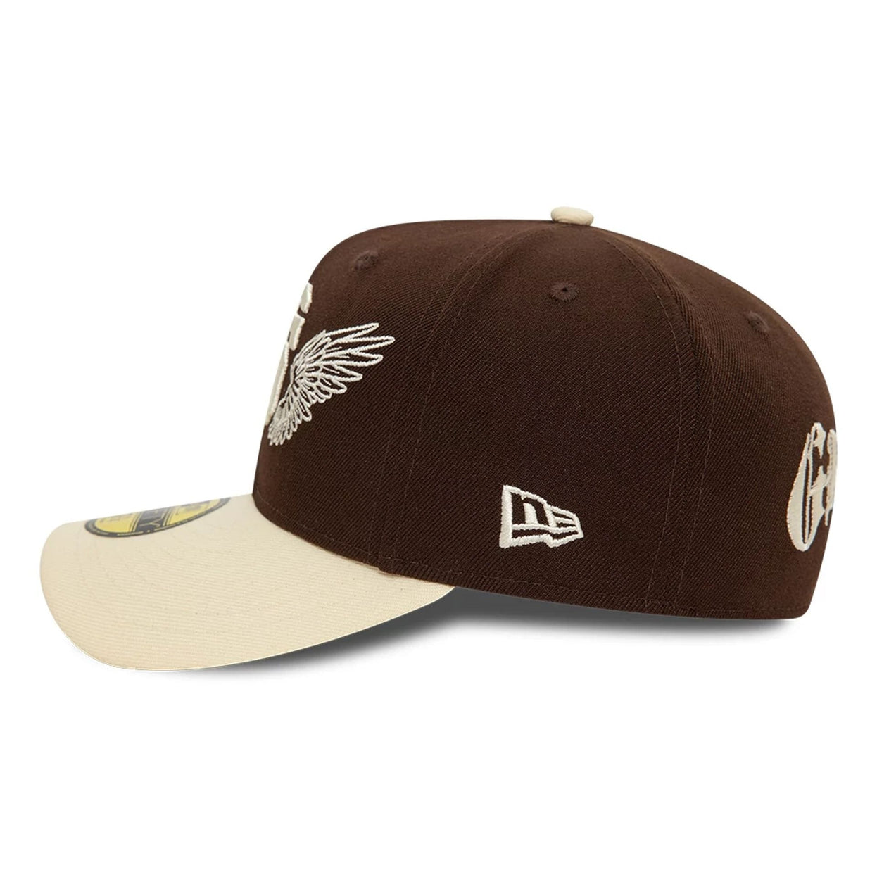 San Francisco Giants MLB Team Wings 59FIFTY Fitted Cap Dark Brown