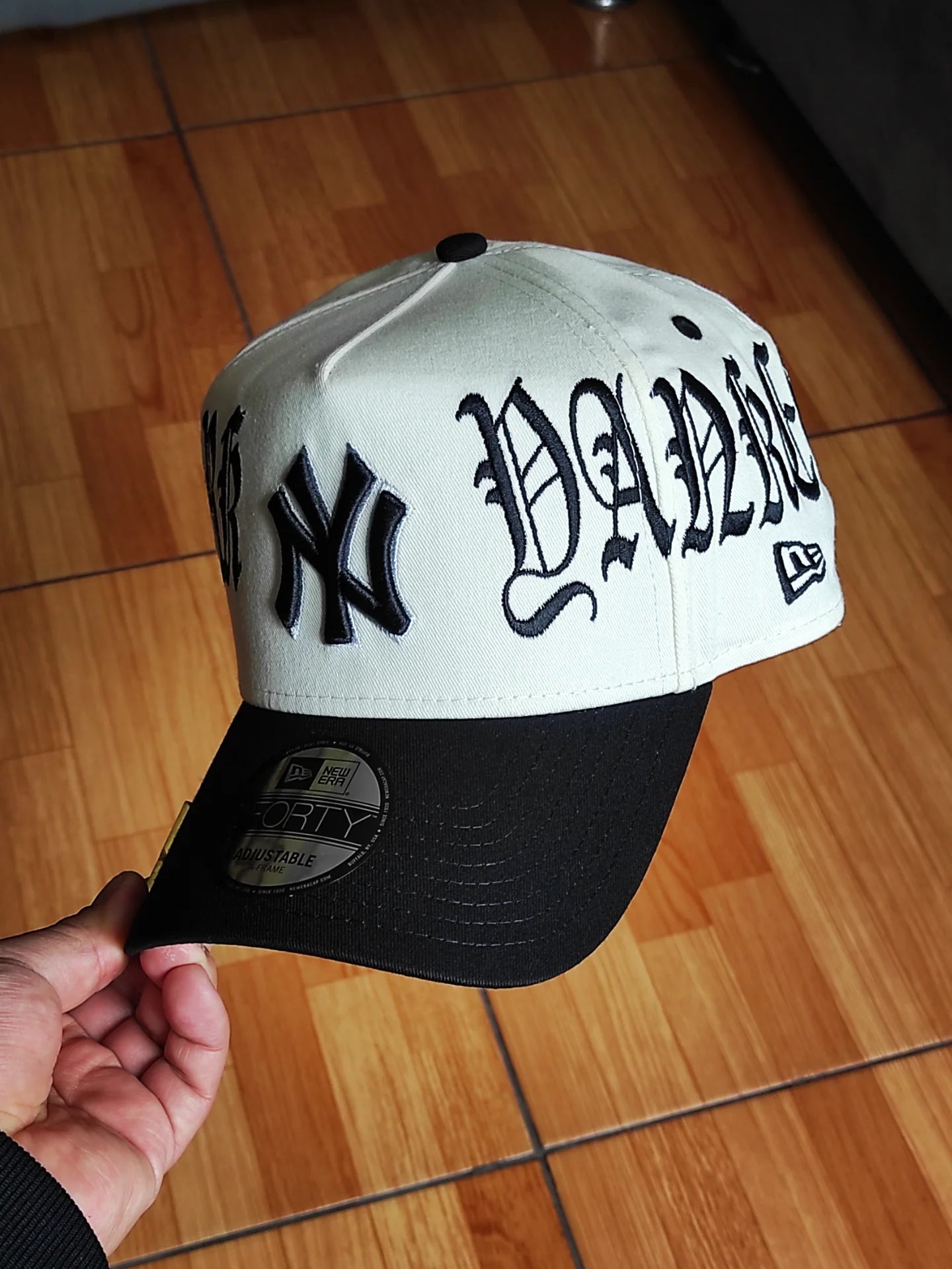 New Era New York Yankees gótica Chrome black Two tone 9FORTY A-FRAME