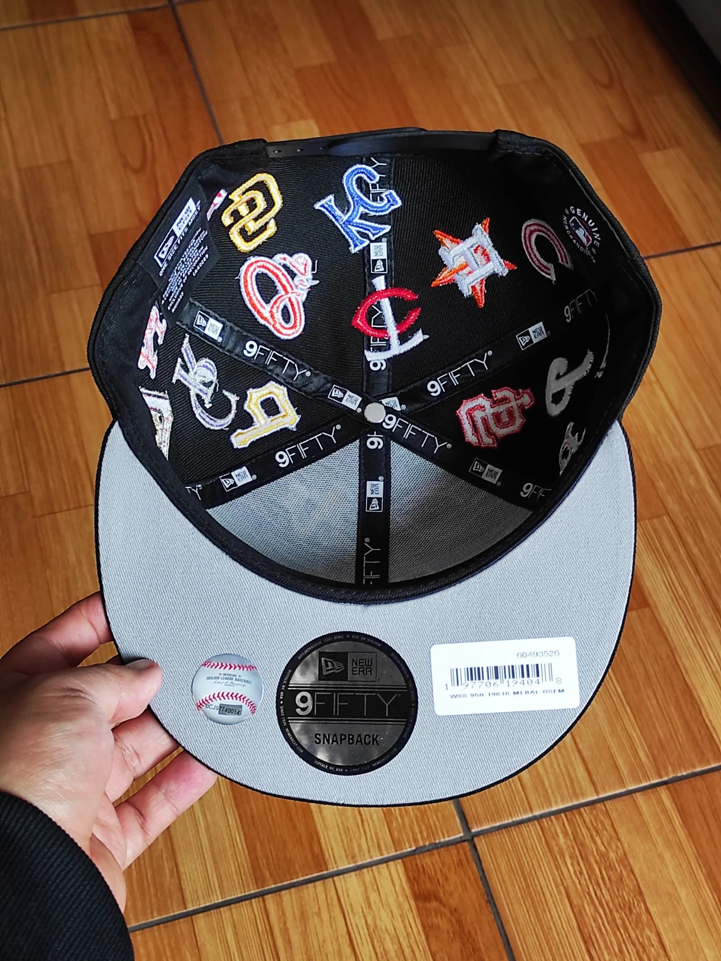 New Era All over MLB black 9fifty SNAPBACK