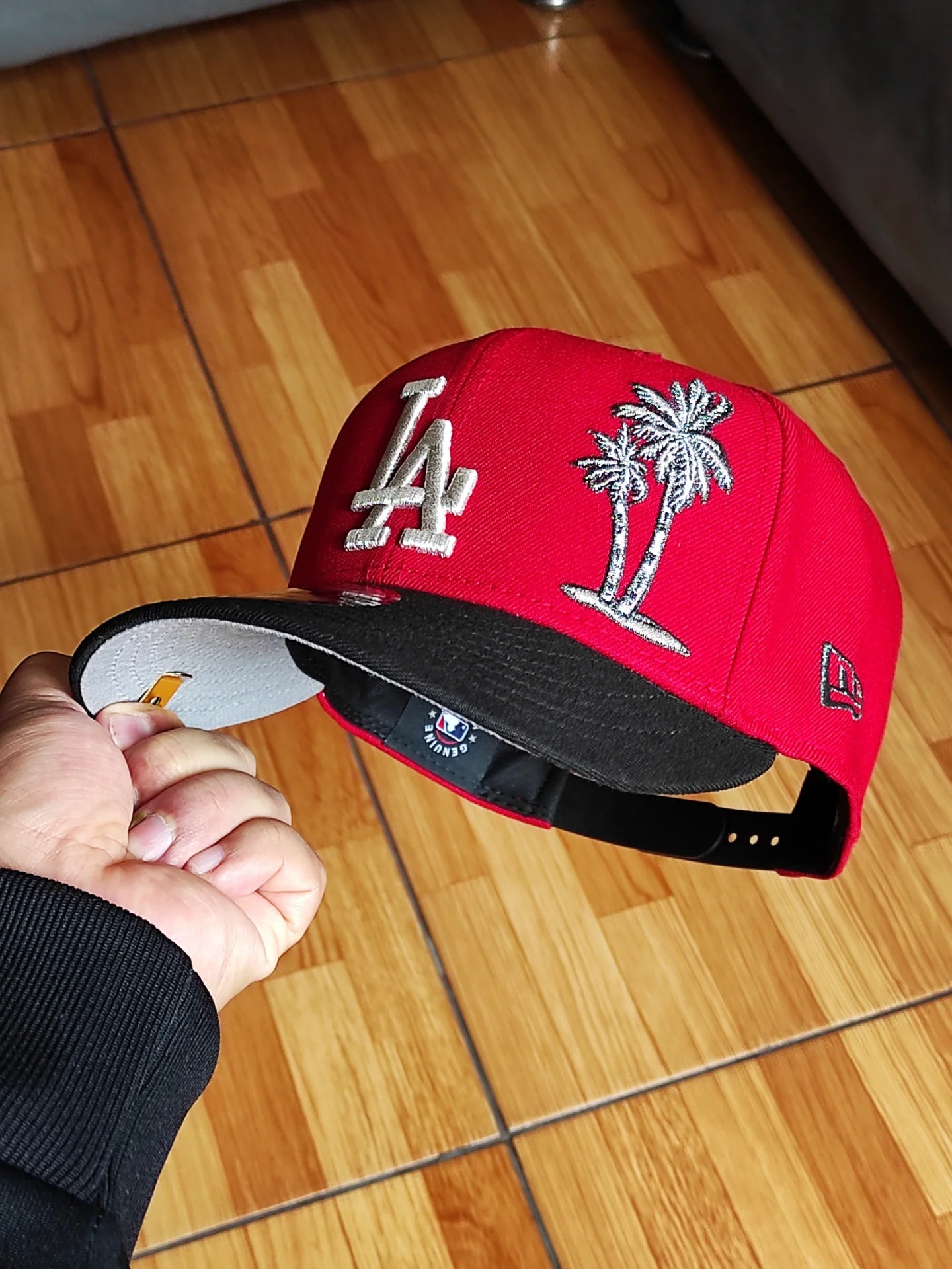 New Era Los Angeles Dodgers palm 🌴two Tone red black 9FIFTY snapback