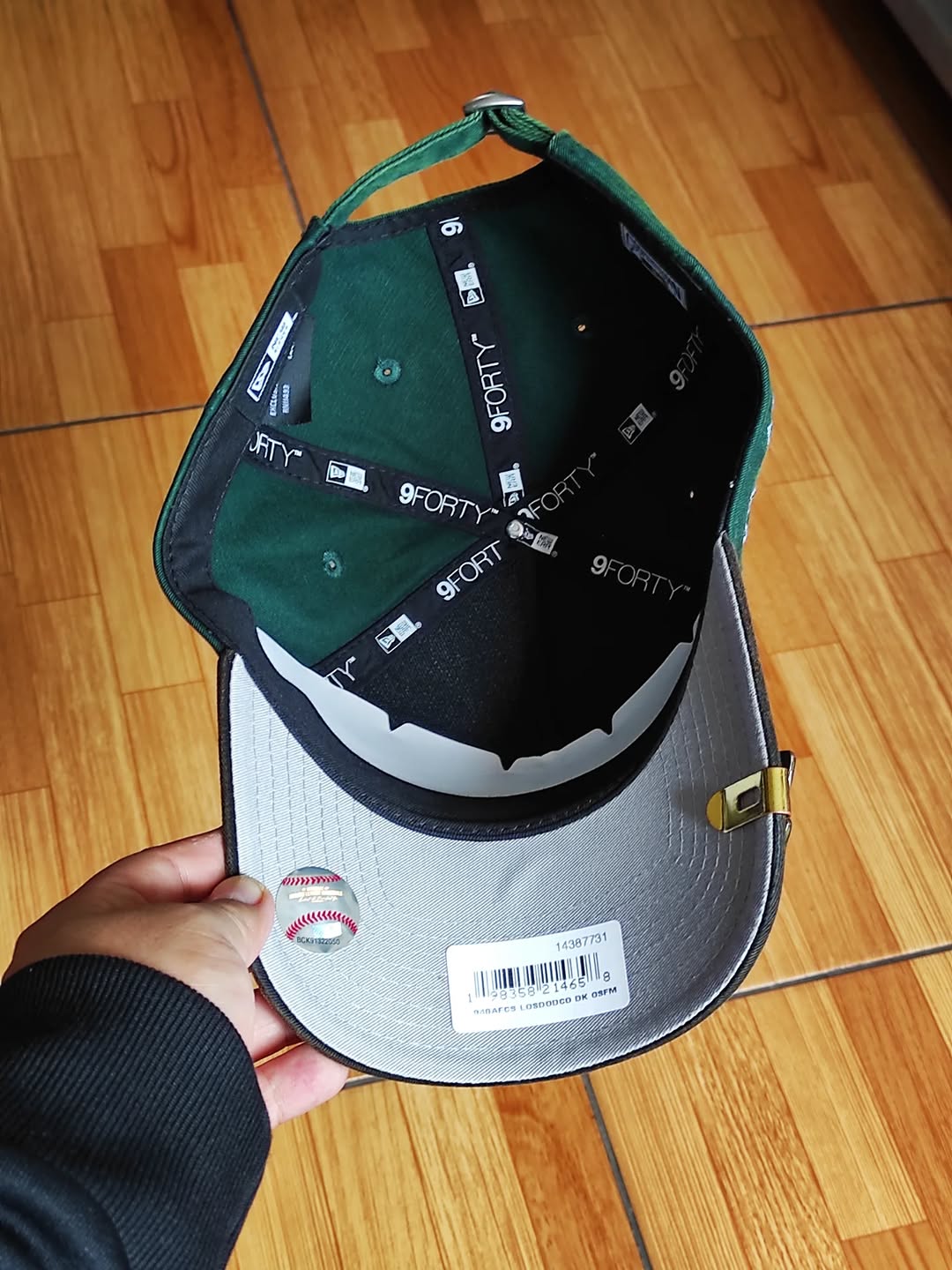 New Era Los Angeles Dodgers DENIM Green 9FORTY A-FRAME Snapback