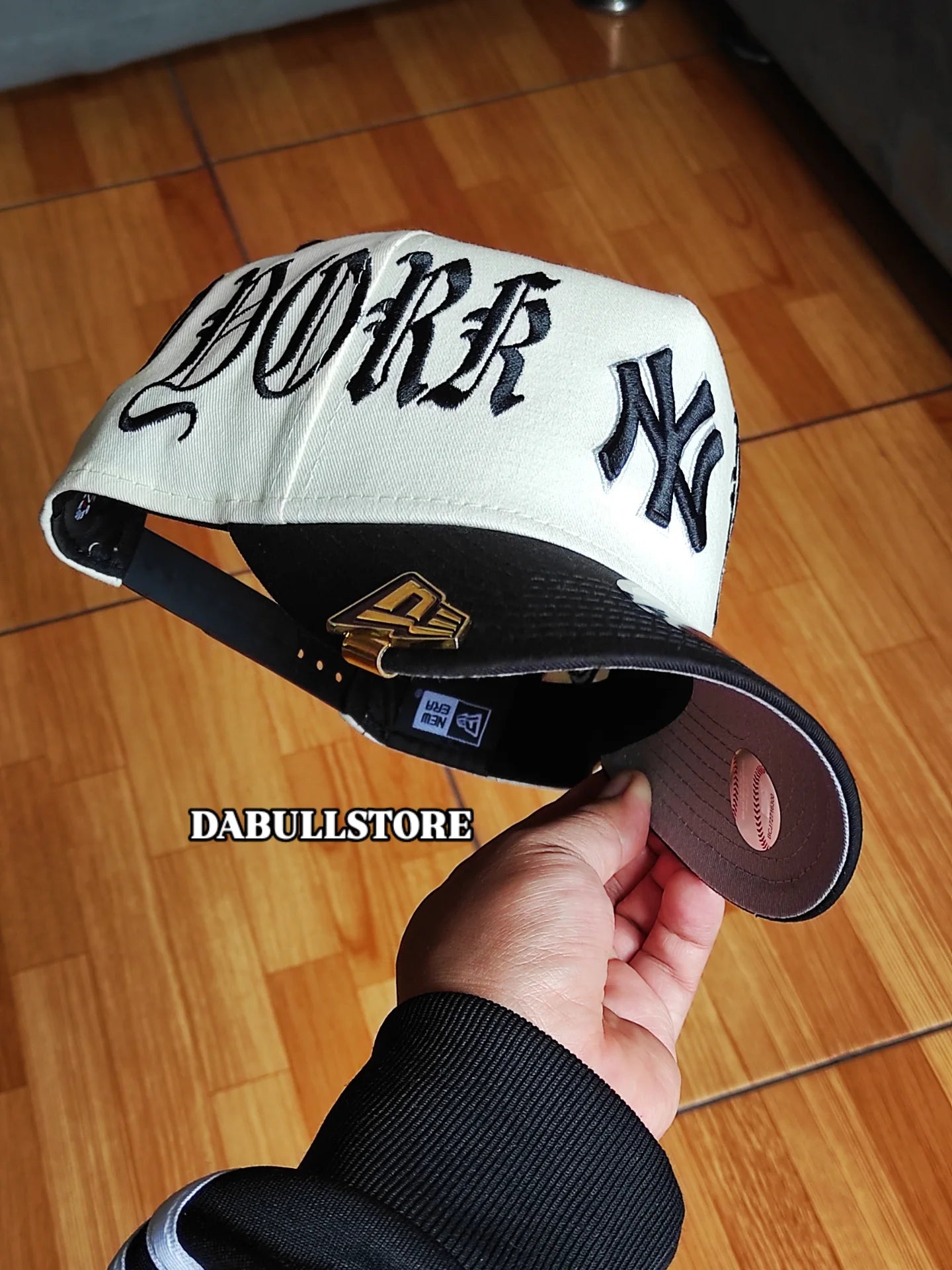 New Era New York Yankees gótica Chrome black Two tone 9FORTY A-FRAME