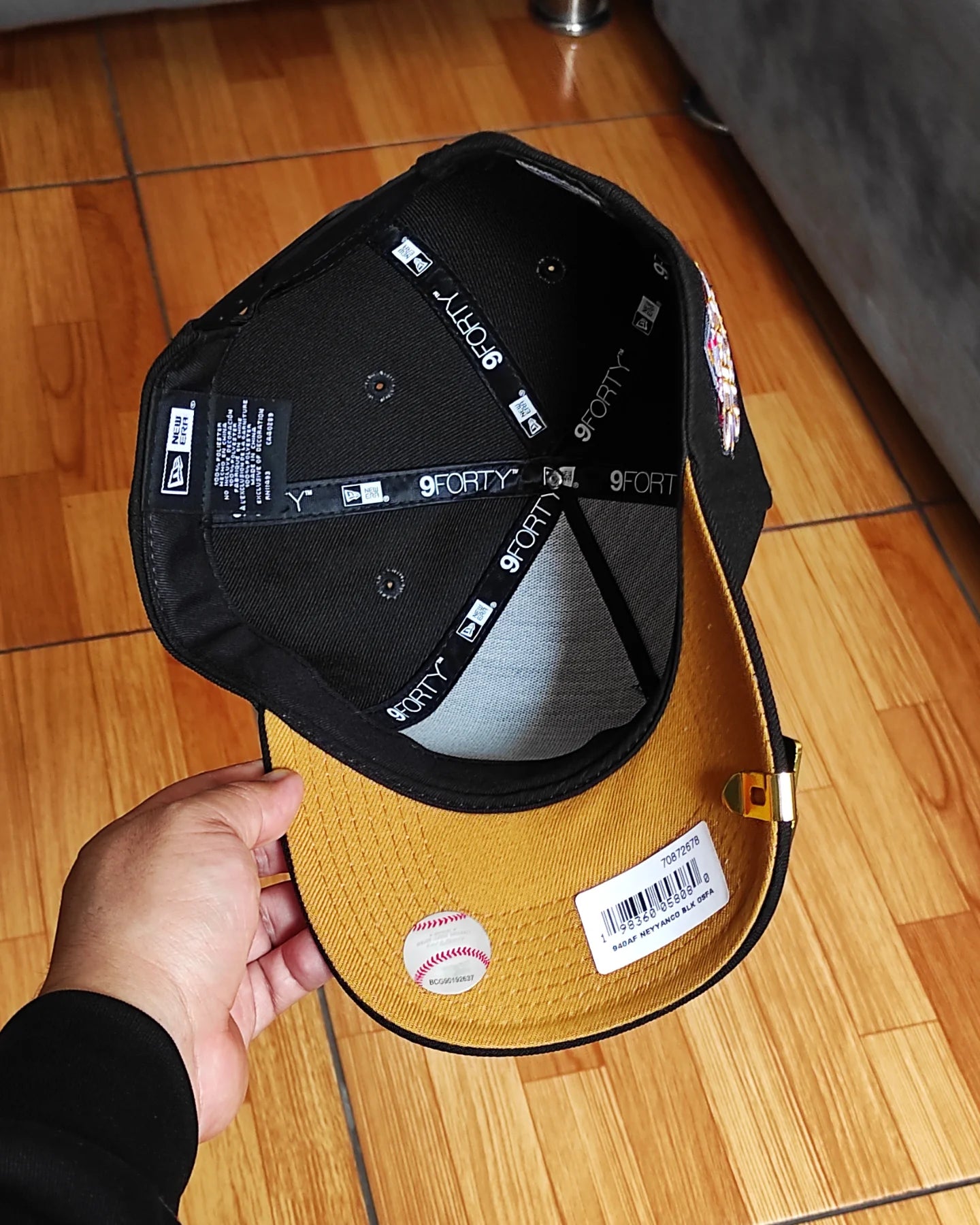 New York Yankees Black 2009 World Series 9Forty A-Frame Snapback