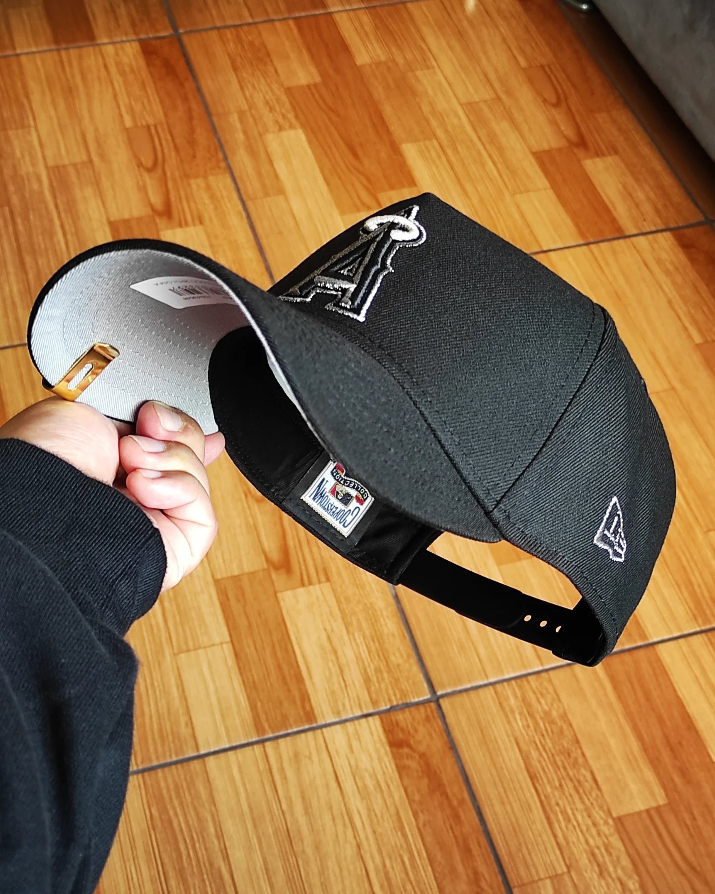 New Era Anaheim Angels 20th Anniversary Titanium líquido Edition 9Forty A Frame Snapback