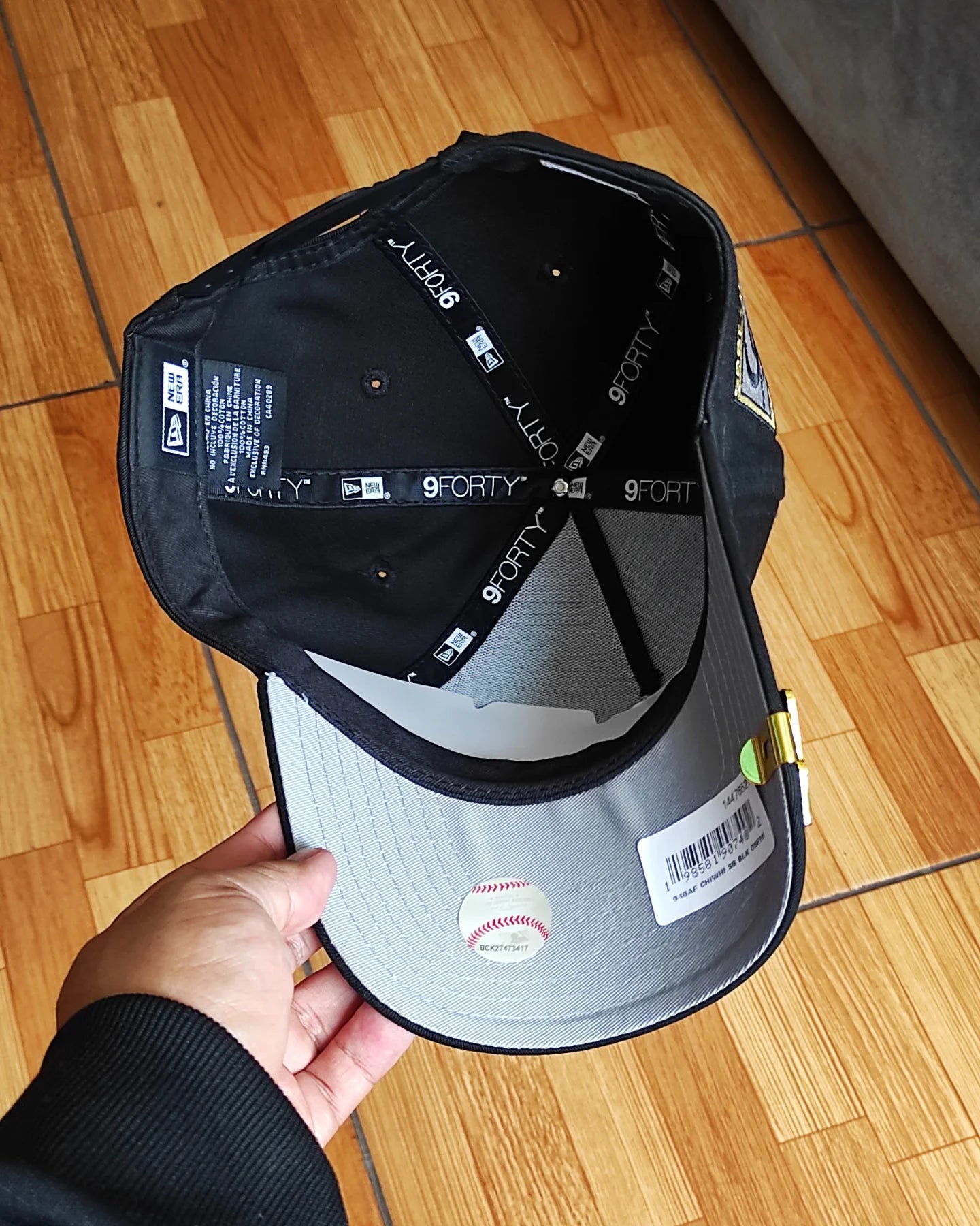 New Era White Sox ✨luxury black 9FORTY A-FRAME